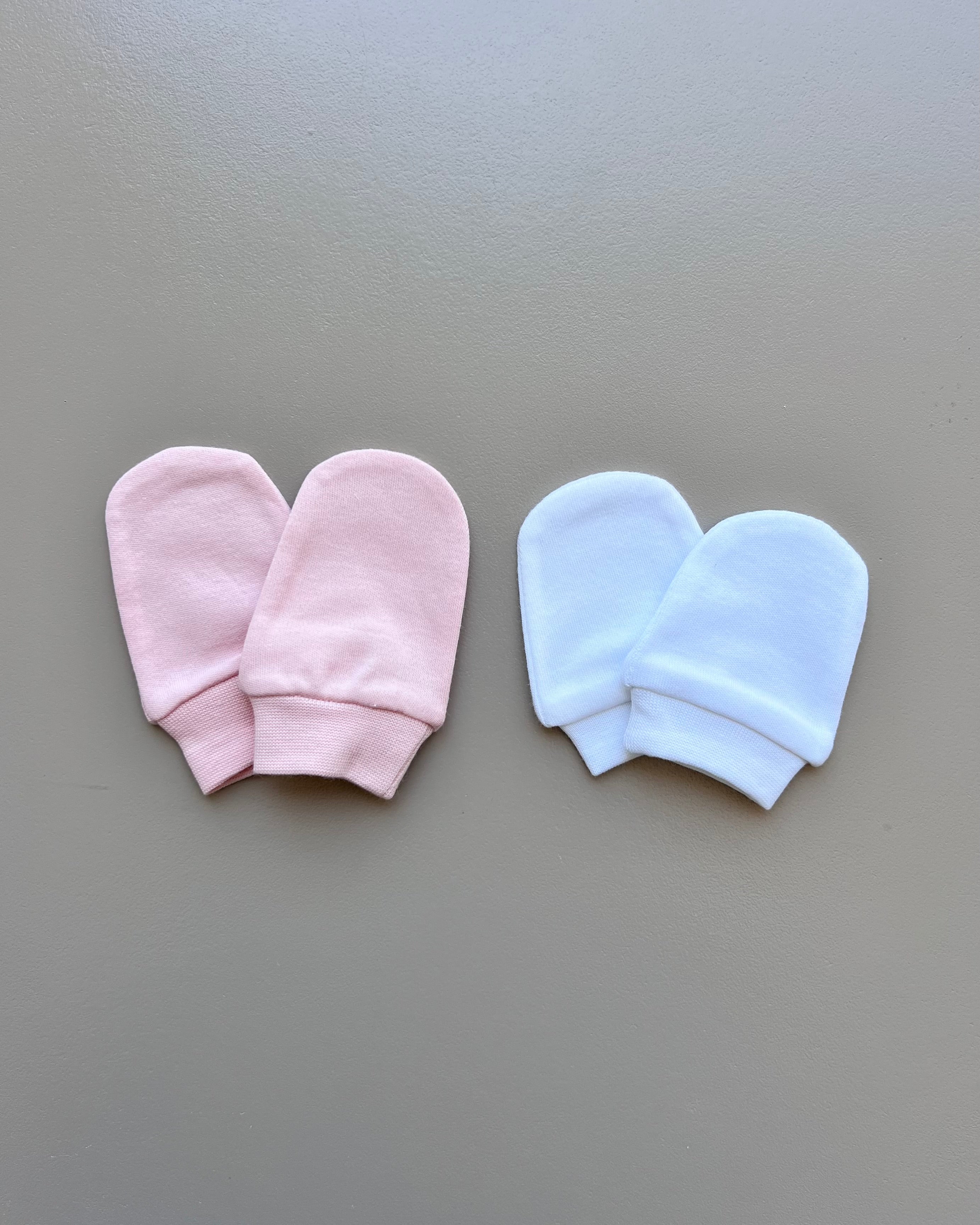 GOTS™ Certified Organic Cotton Mittens 2 Pcs Pack