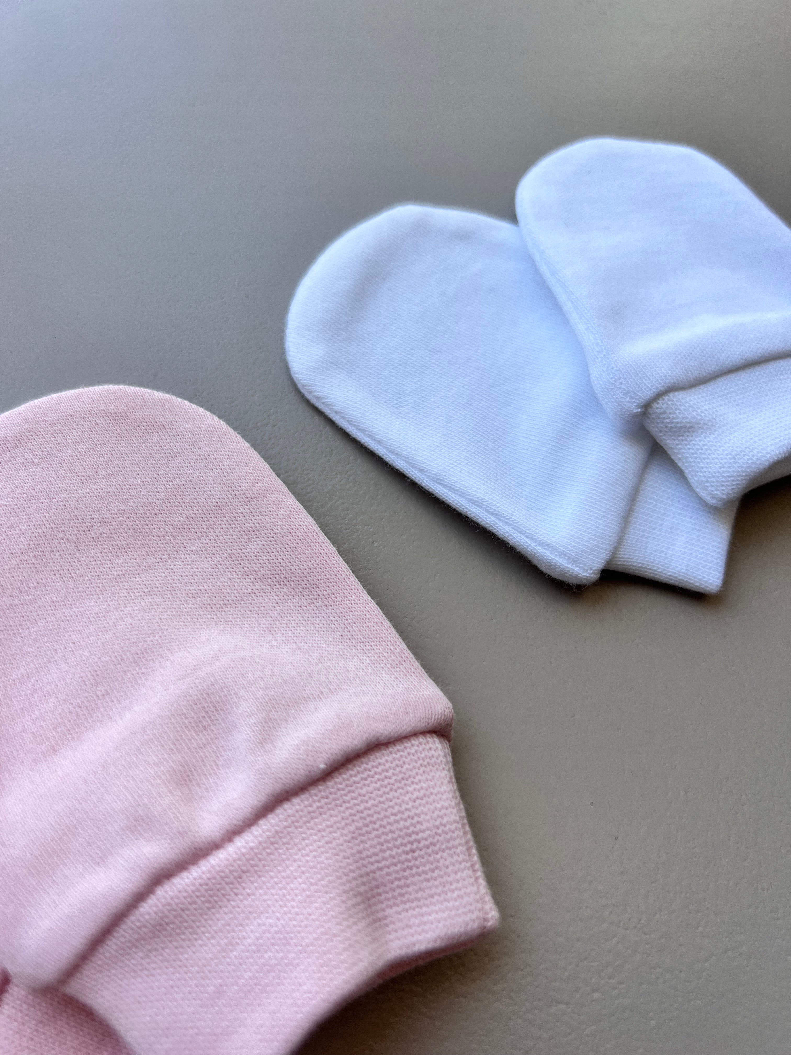 GOTS™ Certified Organic Cotton Mittens 2 Pcs Pack