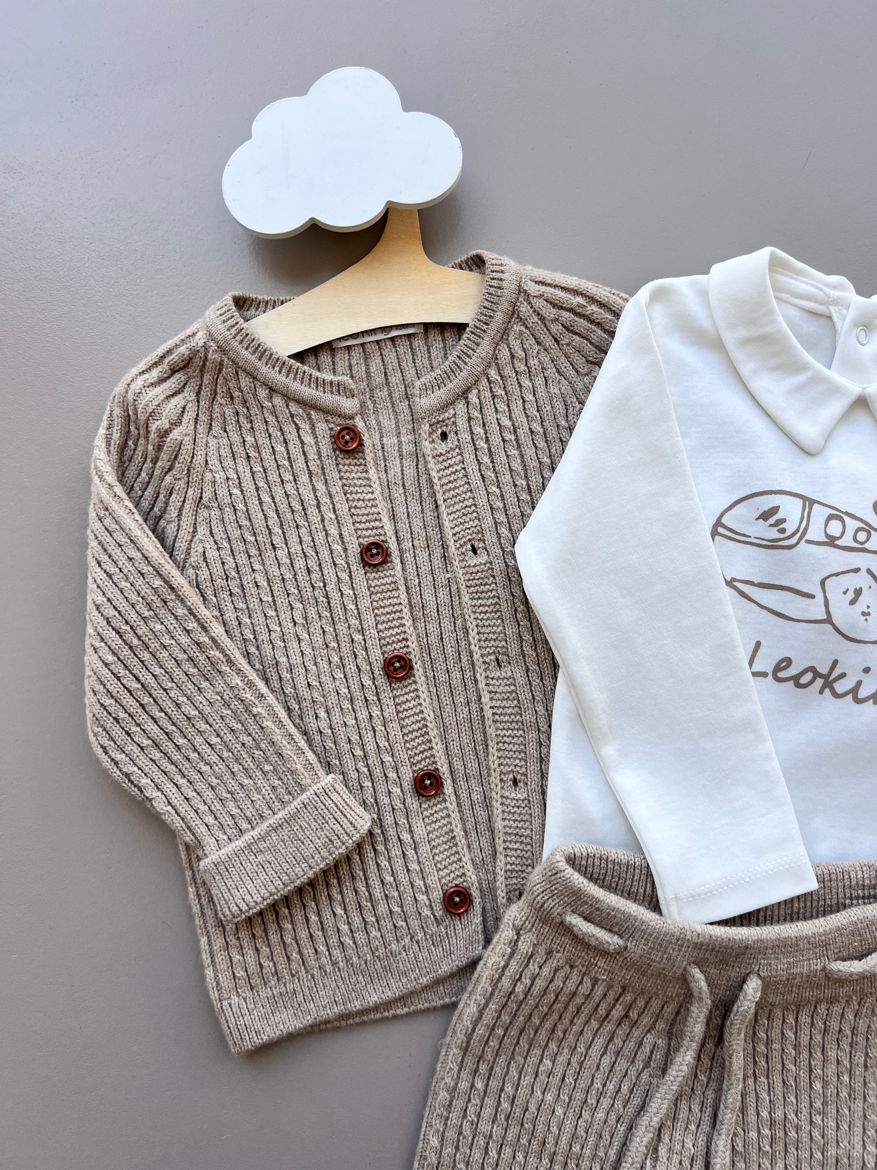 Merino Wool Top, Jacket, and Pant 3 Pcs Set