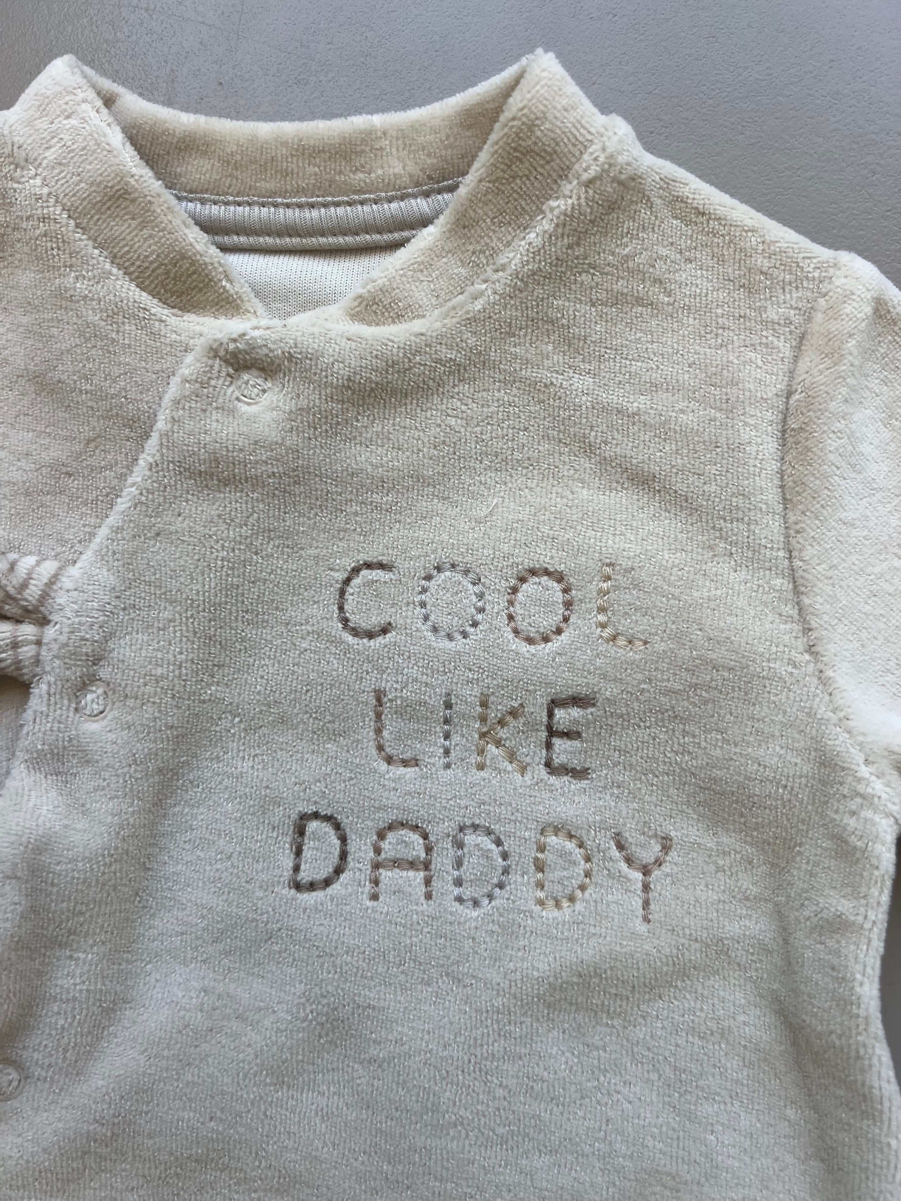 GOTS™ Certified Organic Cotton Velvet Overall With Snap Buttons