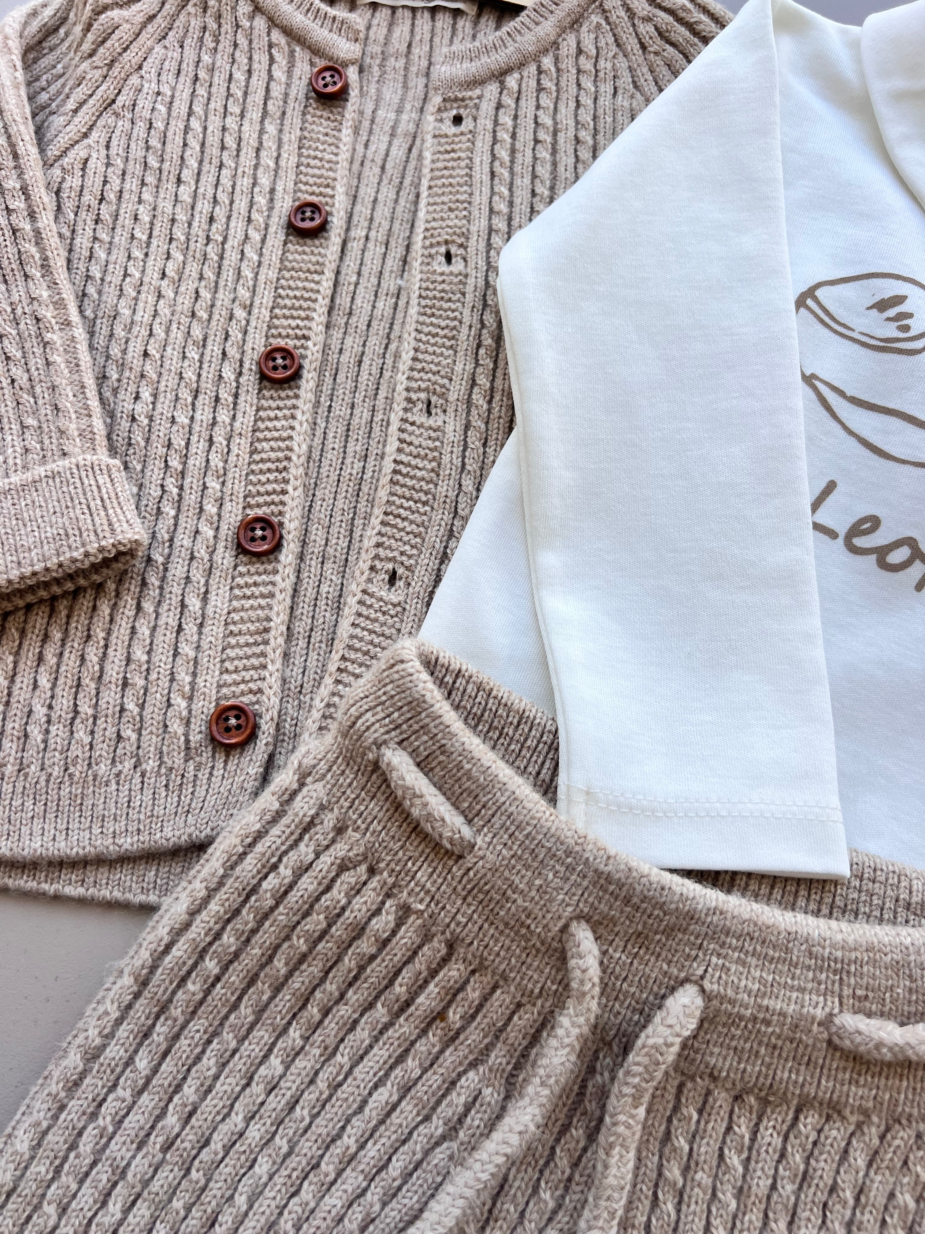 Merino Wool Top, Jacket, and Pant 3 Pcs Set
