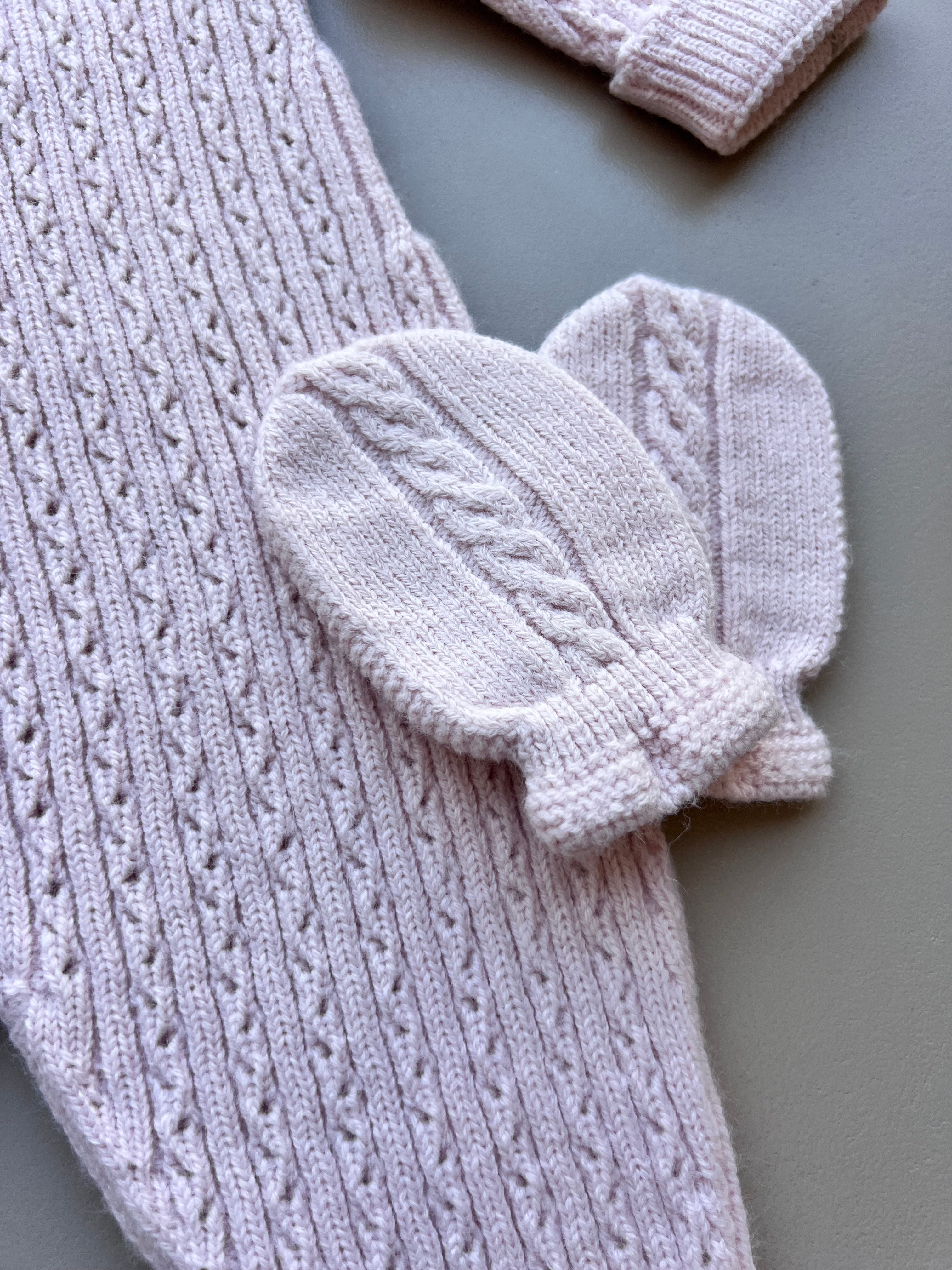 Merino Wool Ruffles Hospital Set 5 Pcs