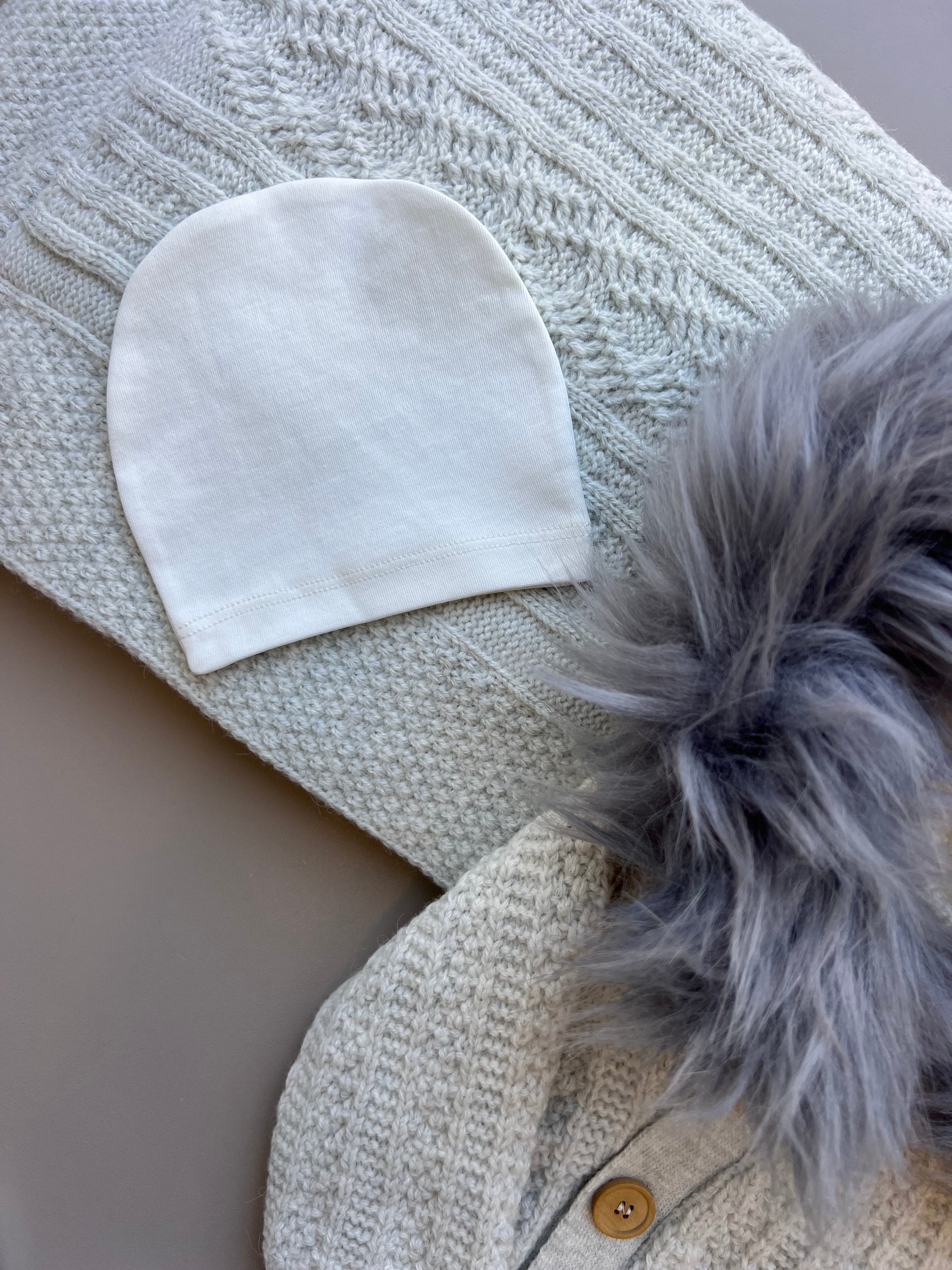 Light Grey Wool Button Hospital Set 6 Pcs