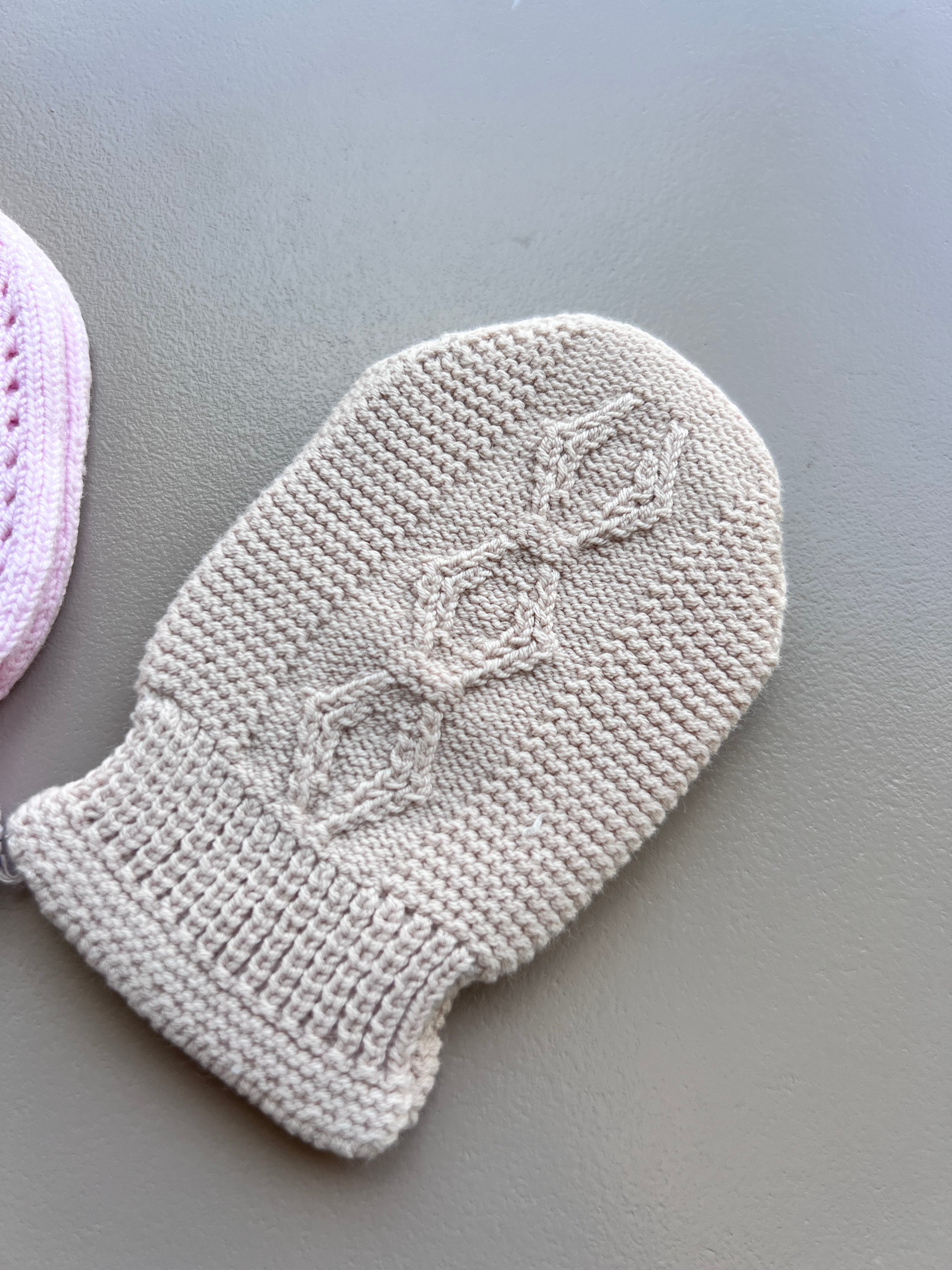 Pink & Brown Mitten Pack of 2 Pairs
