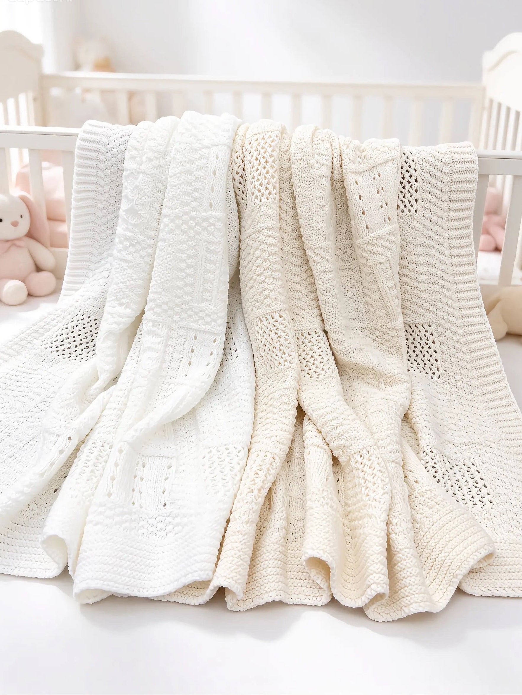 Crochet GOTS™ Certified Organic Cotton Blanket