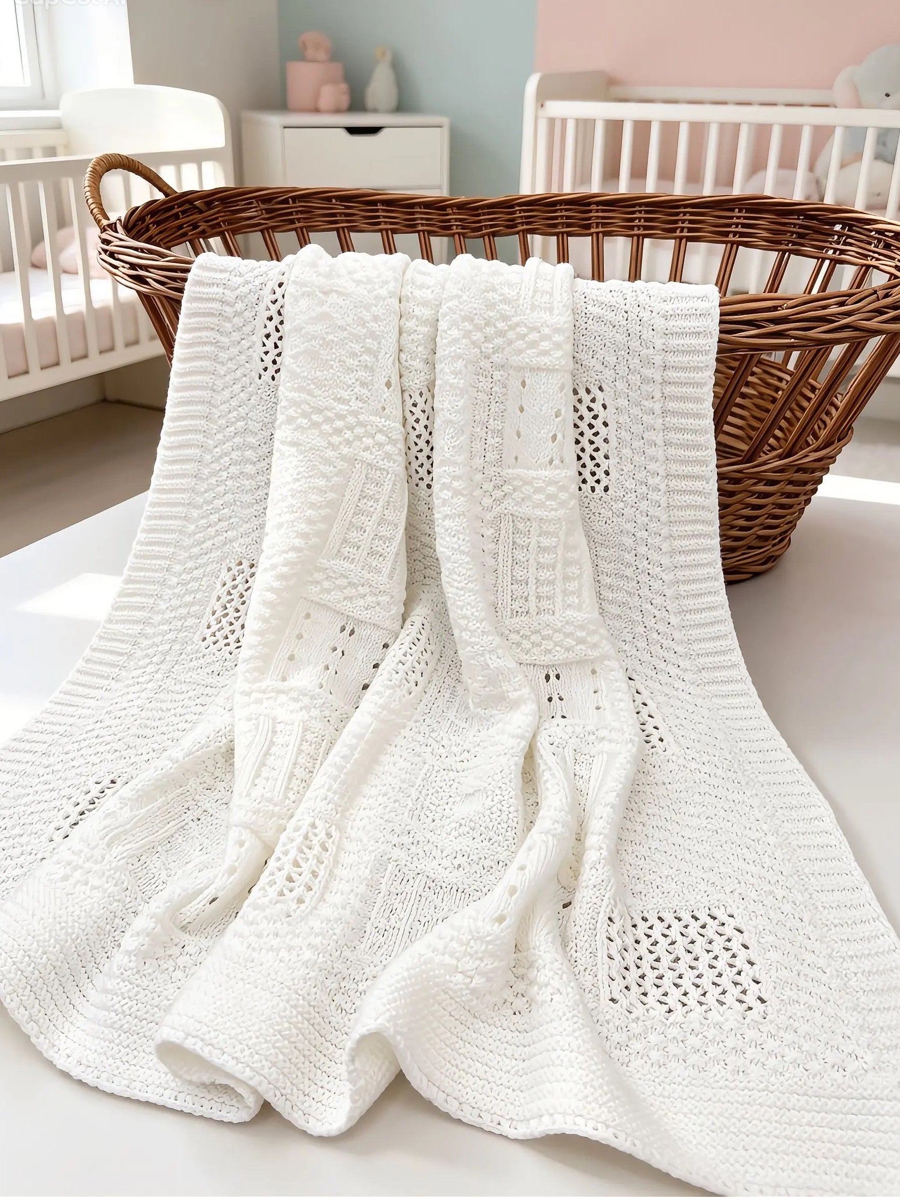 Crochet GOTS™ Certified Organic Cotton Blanket