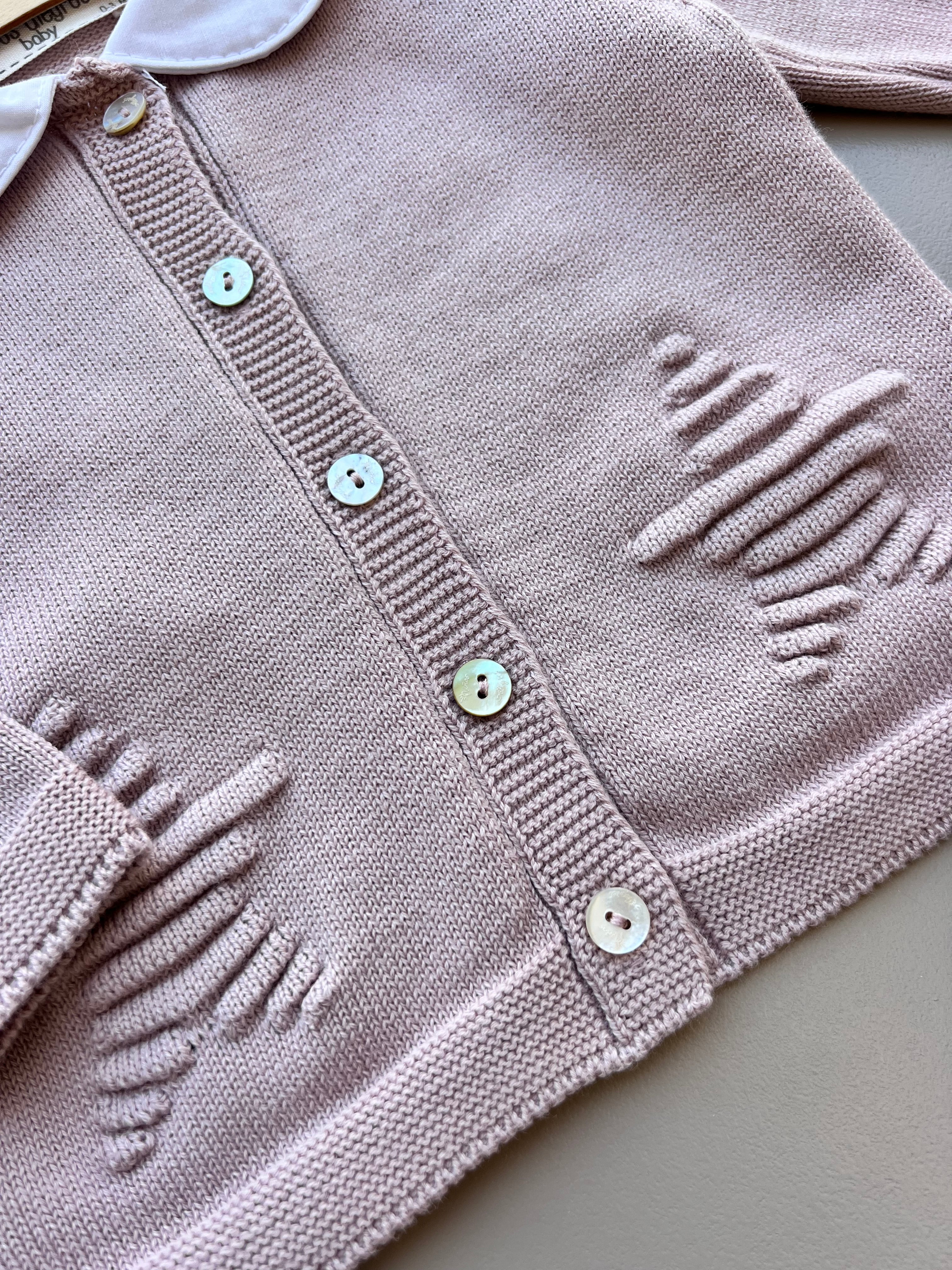Thick Cotton Star Collar Top and Pants 2Pcs Set