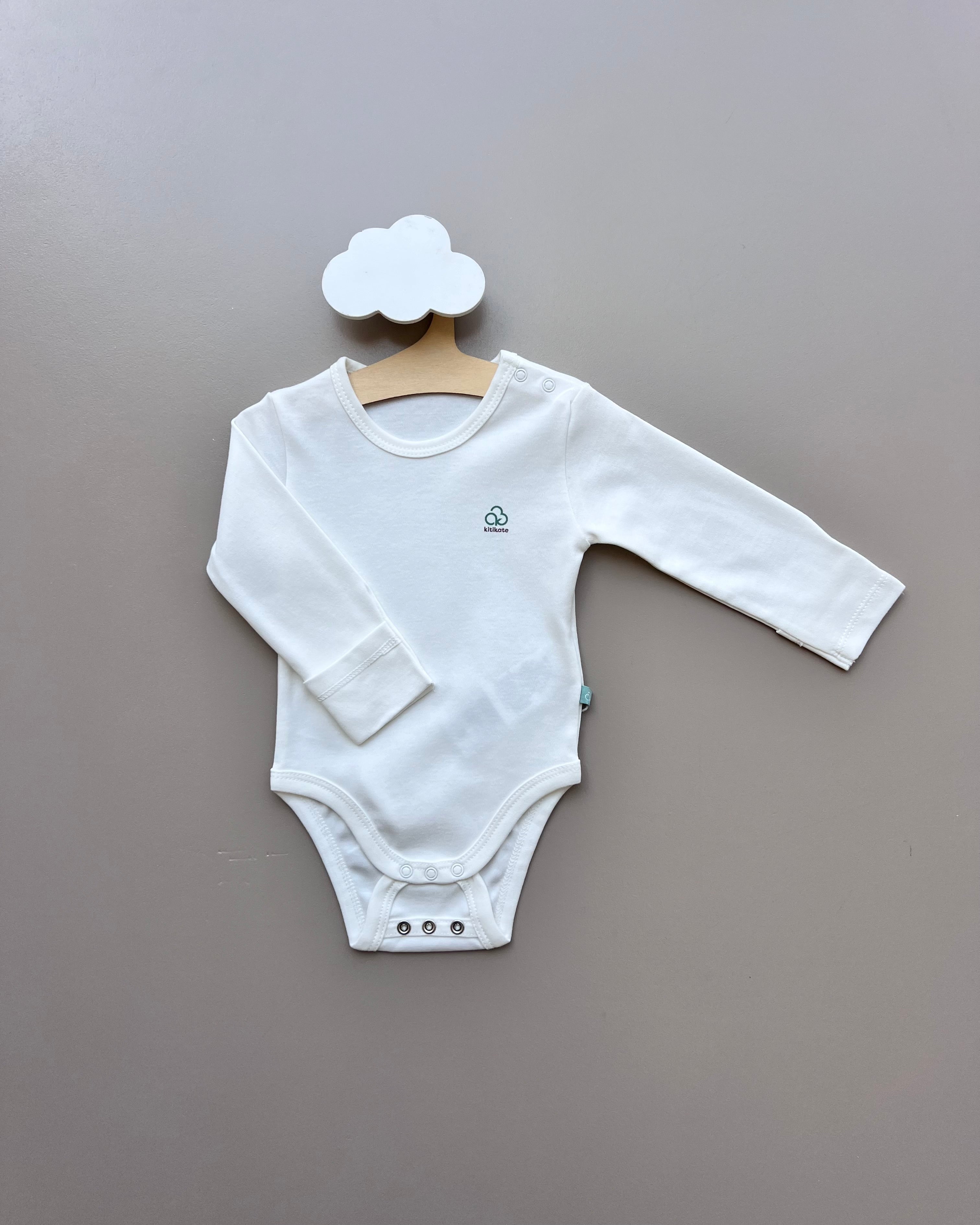 Off-White GOTS™ Certified Organic Cotton Double Size Long Sleeves Body