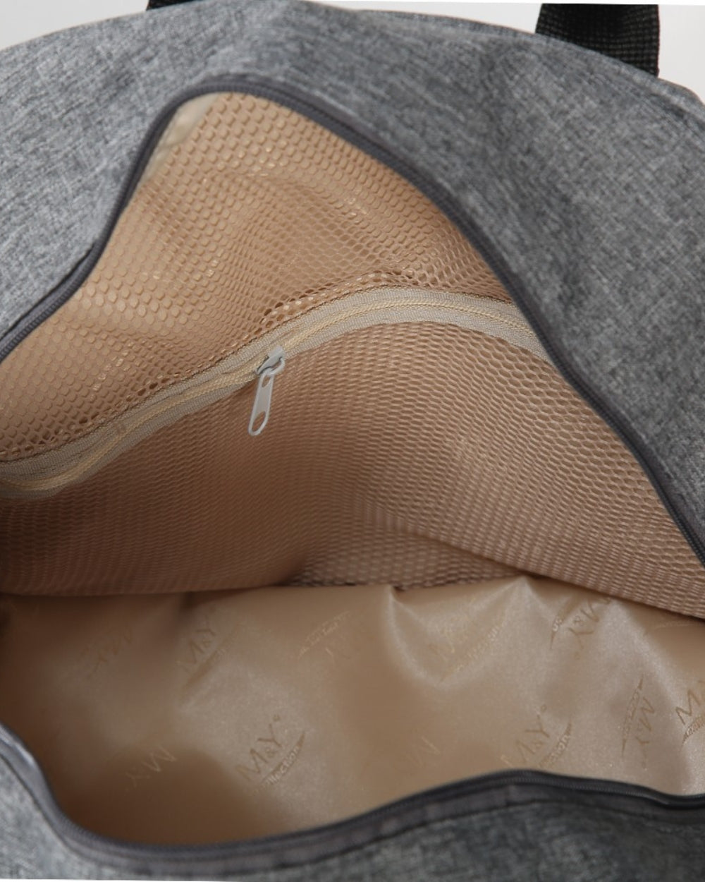 Gray Backpack Diaper Bag