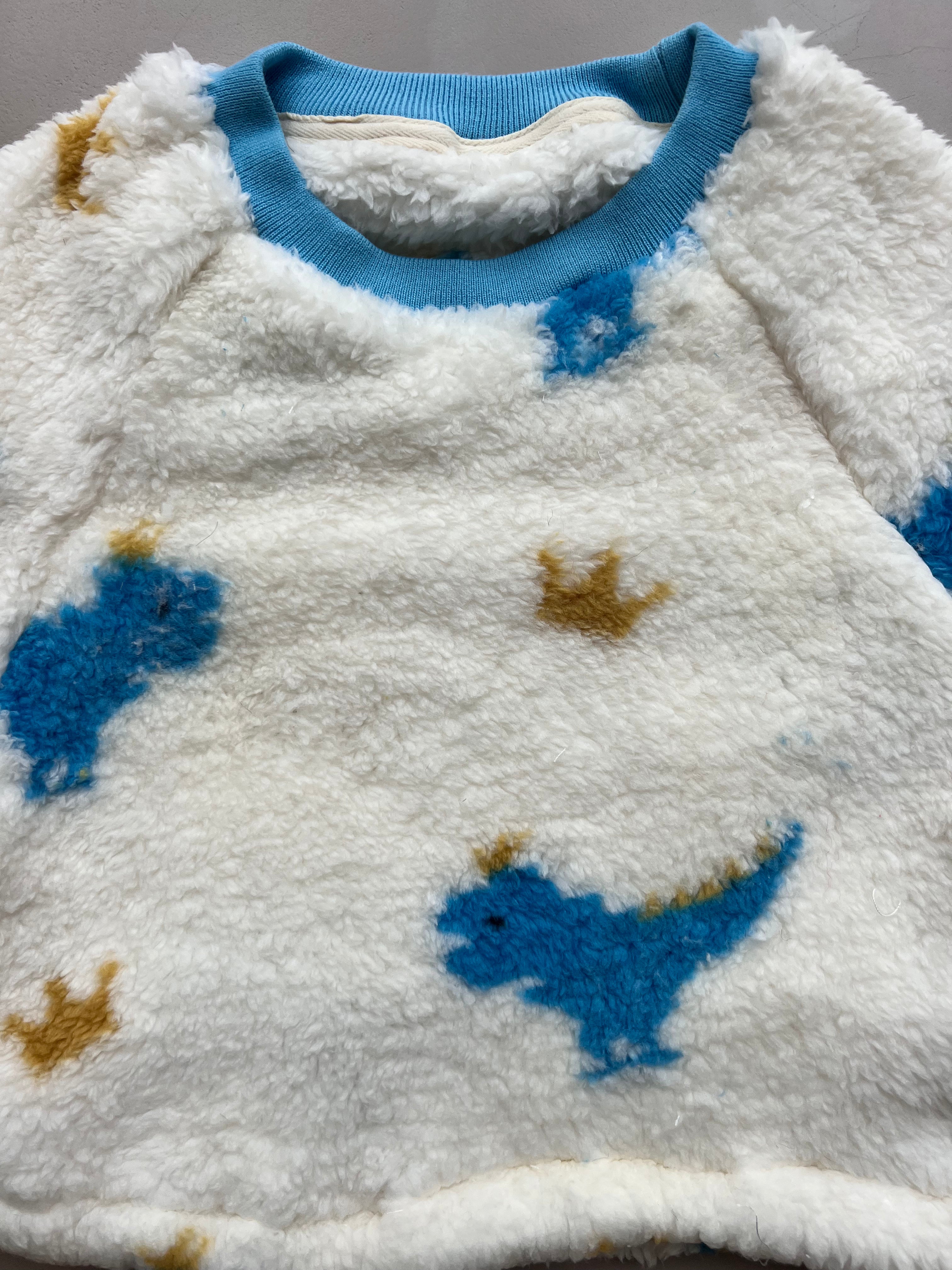 Off-White Fuzzy Printed Garment Survetement 2 Pcs Set