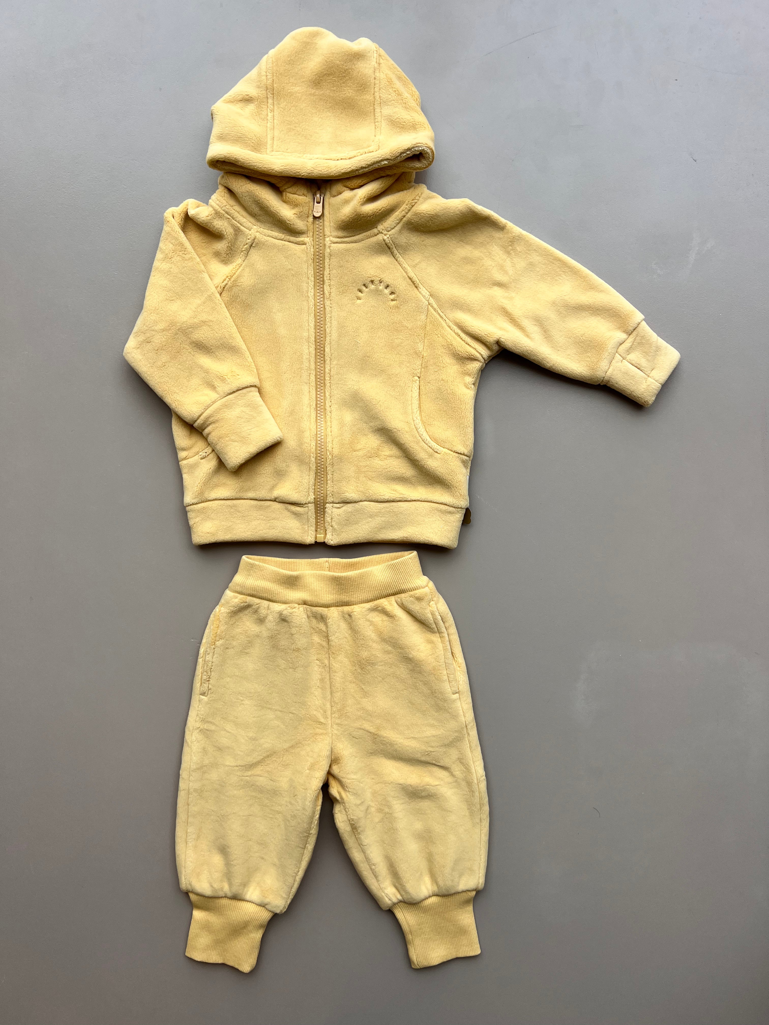 Velvet Fleece Fuzzy 2 Pcs Set