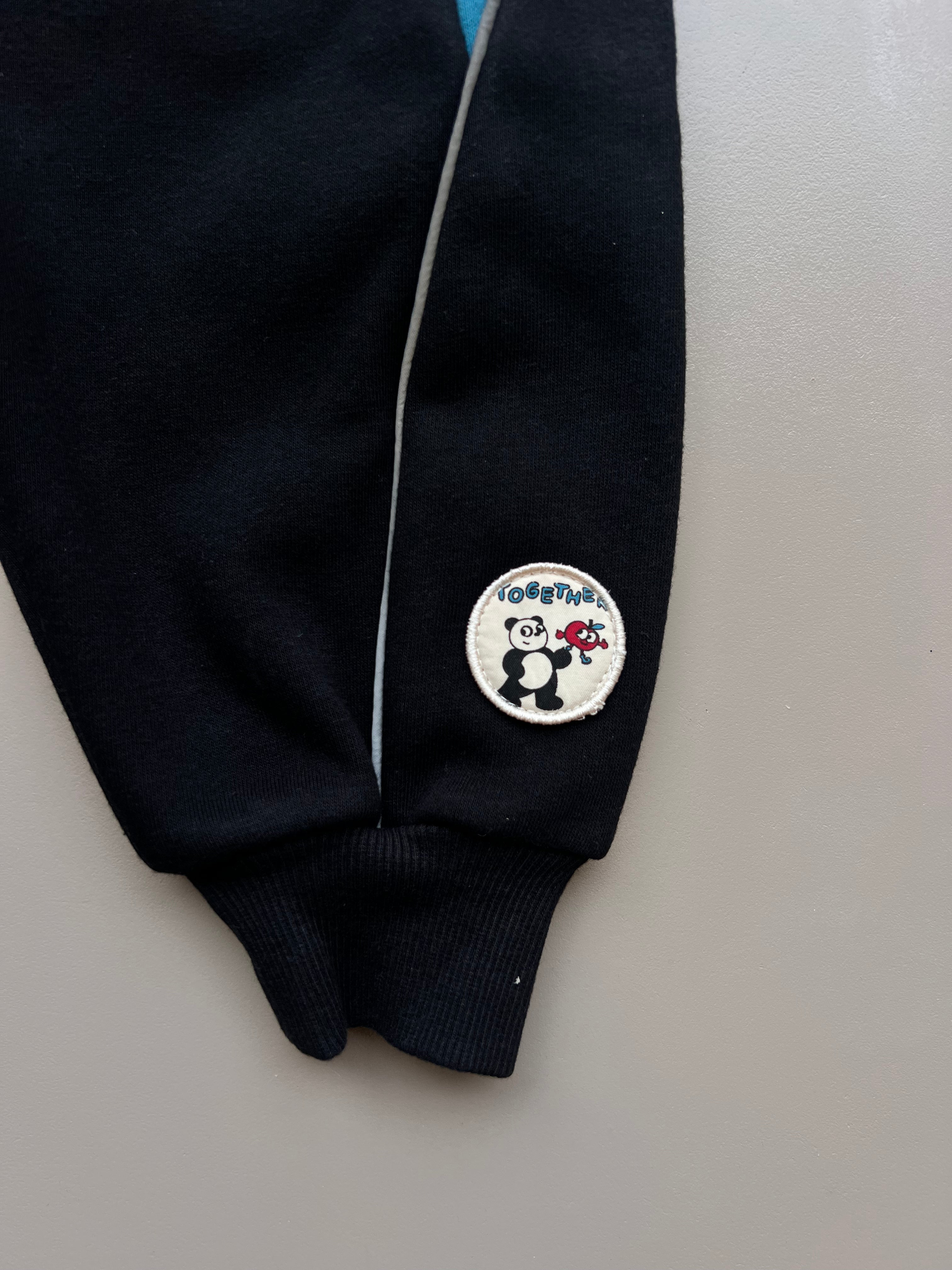 Black Fur Inside Sweatpants