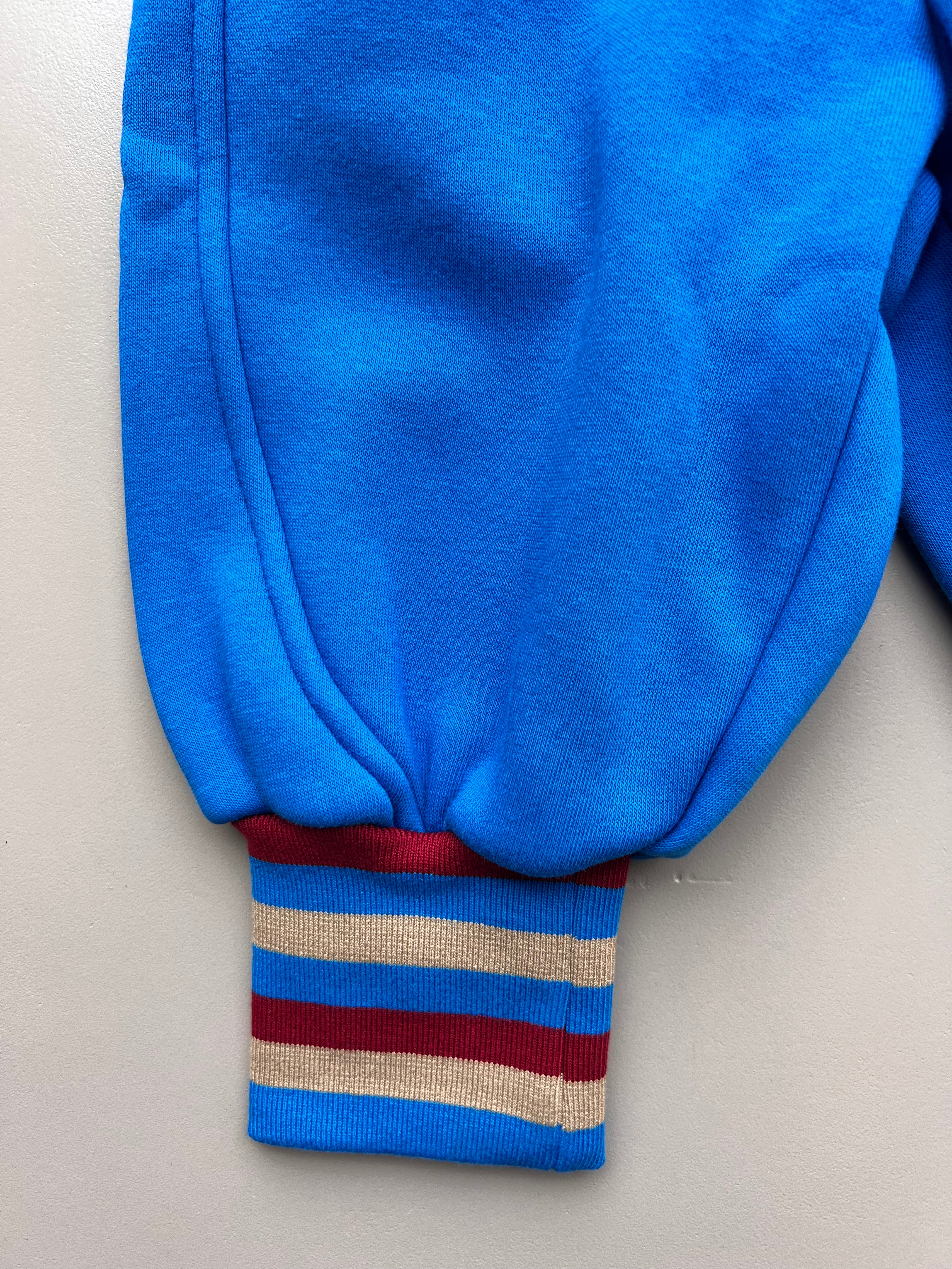 Navy Fur Inside Sweatpants