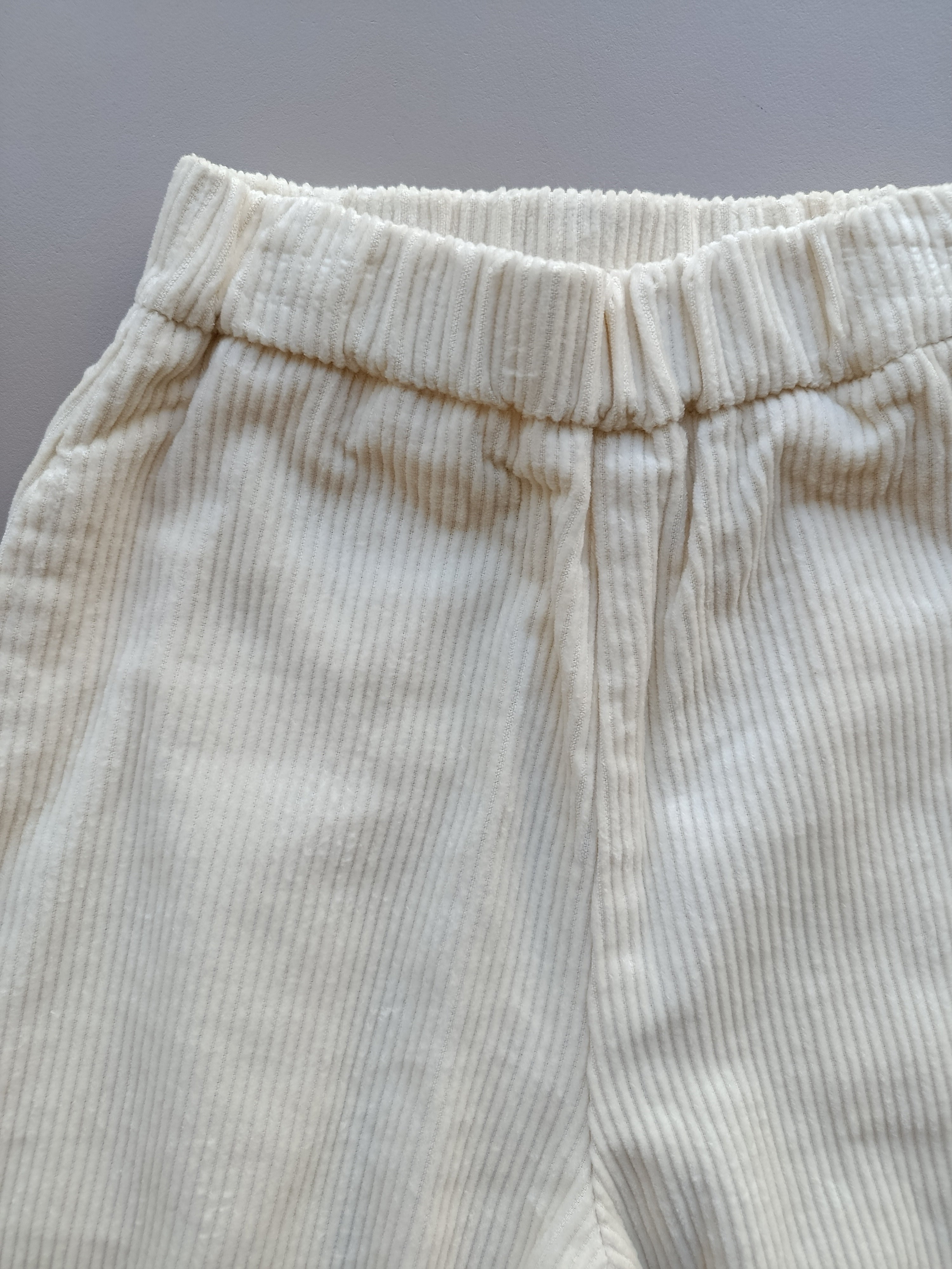 Ankle Fit Oversize Velvet Pants