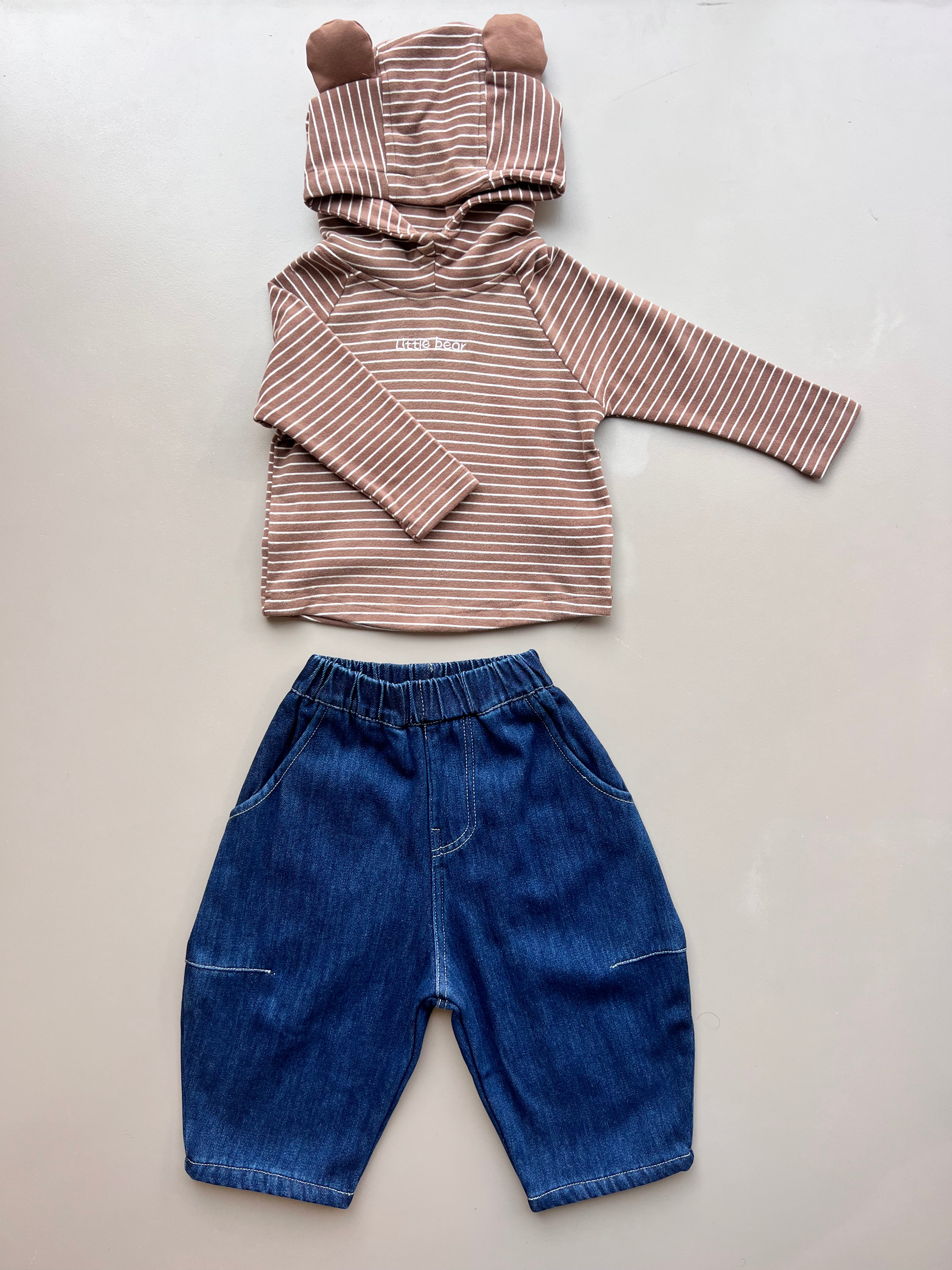 Dark Blue Denim Jeans Fur Inside