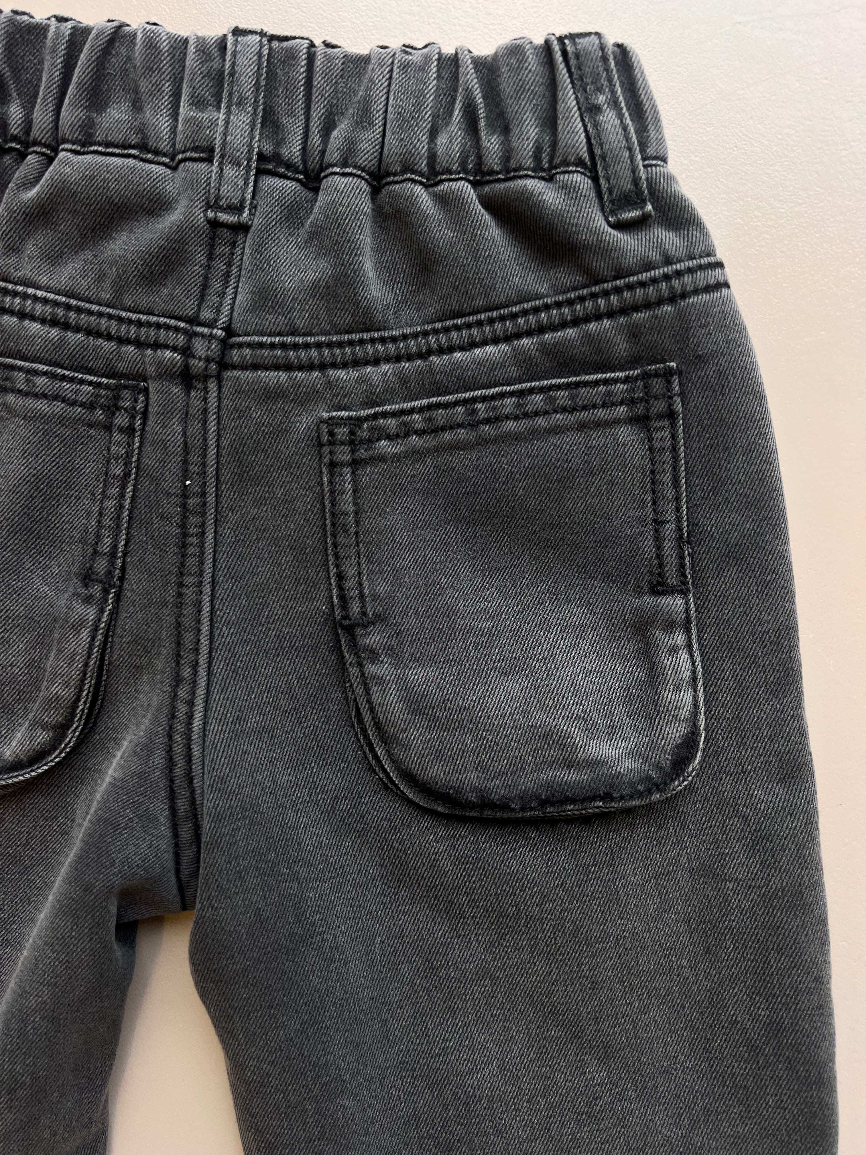 Gray Denim Jeans Fur Inside