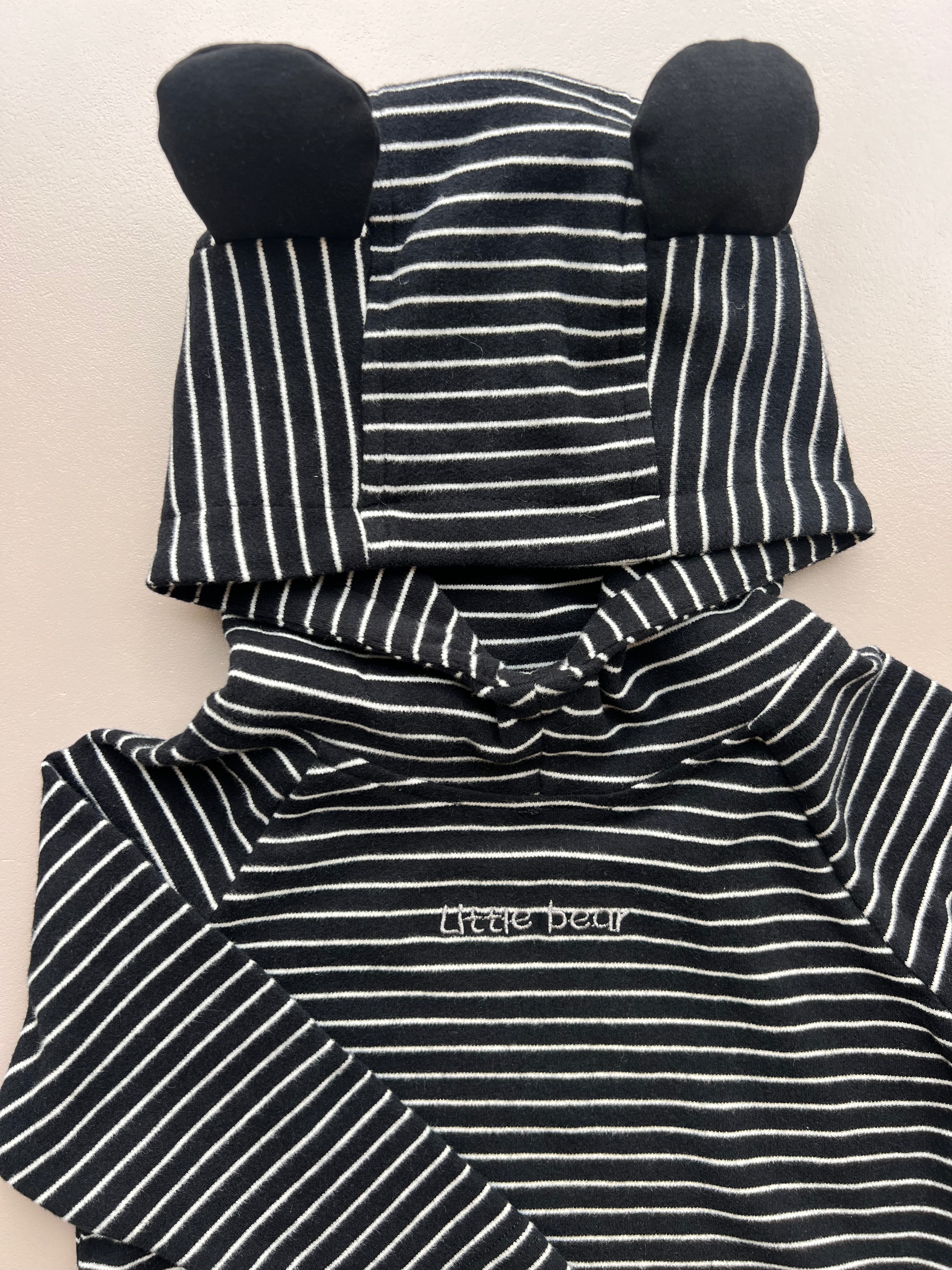 Little Bear Stripped Hoodie