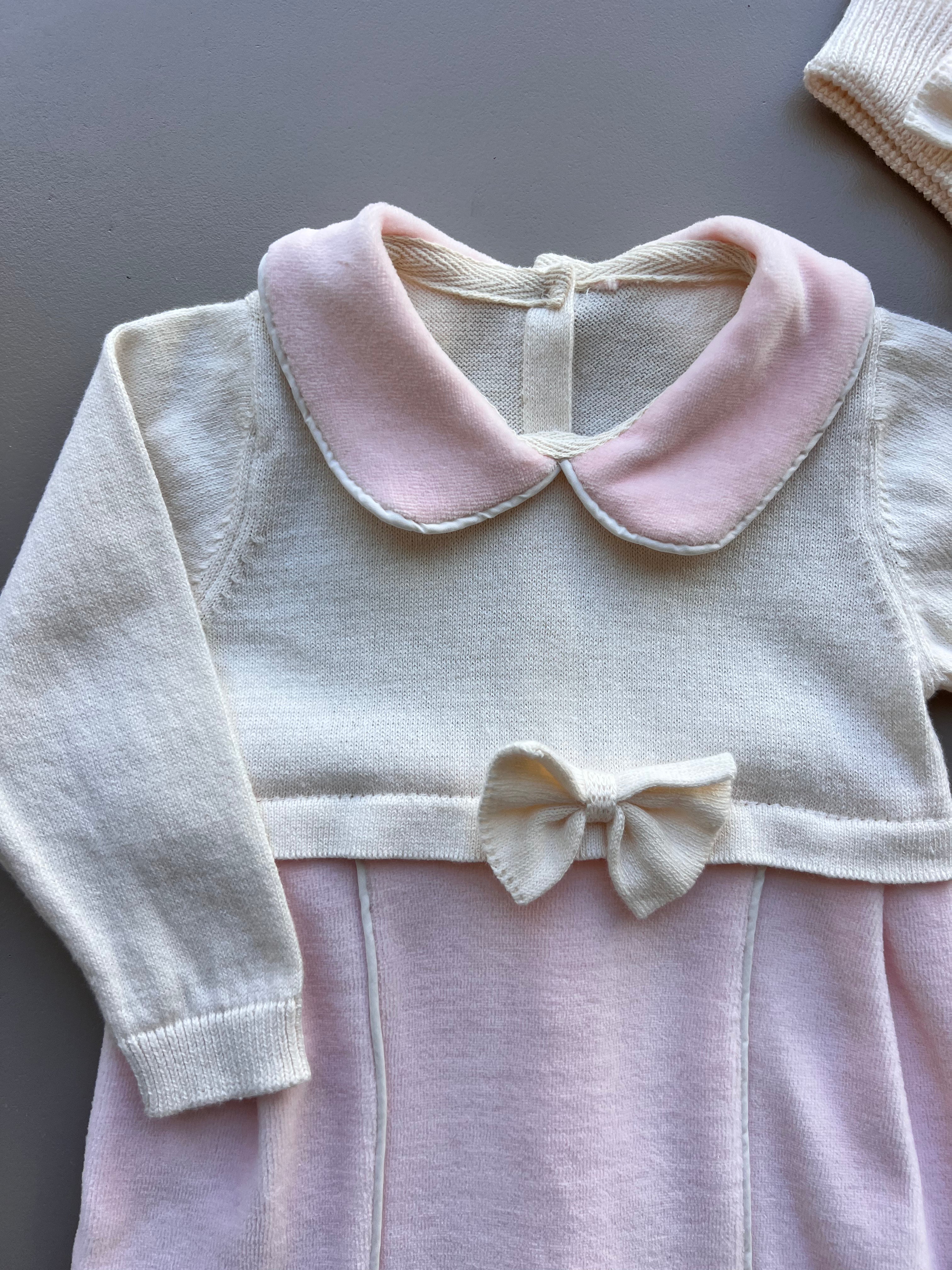 Pink Velvet Overall Hospital Set 3 Pcs