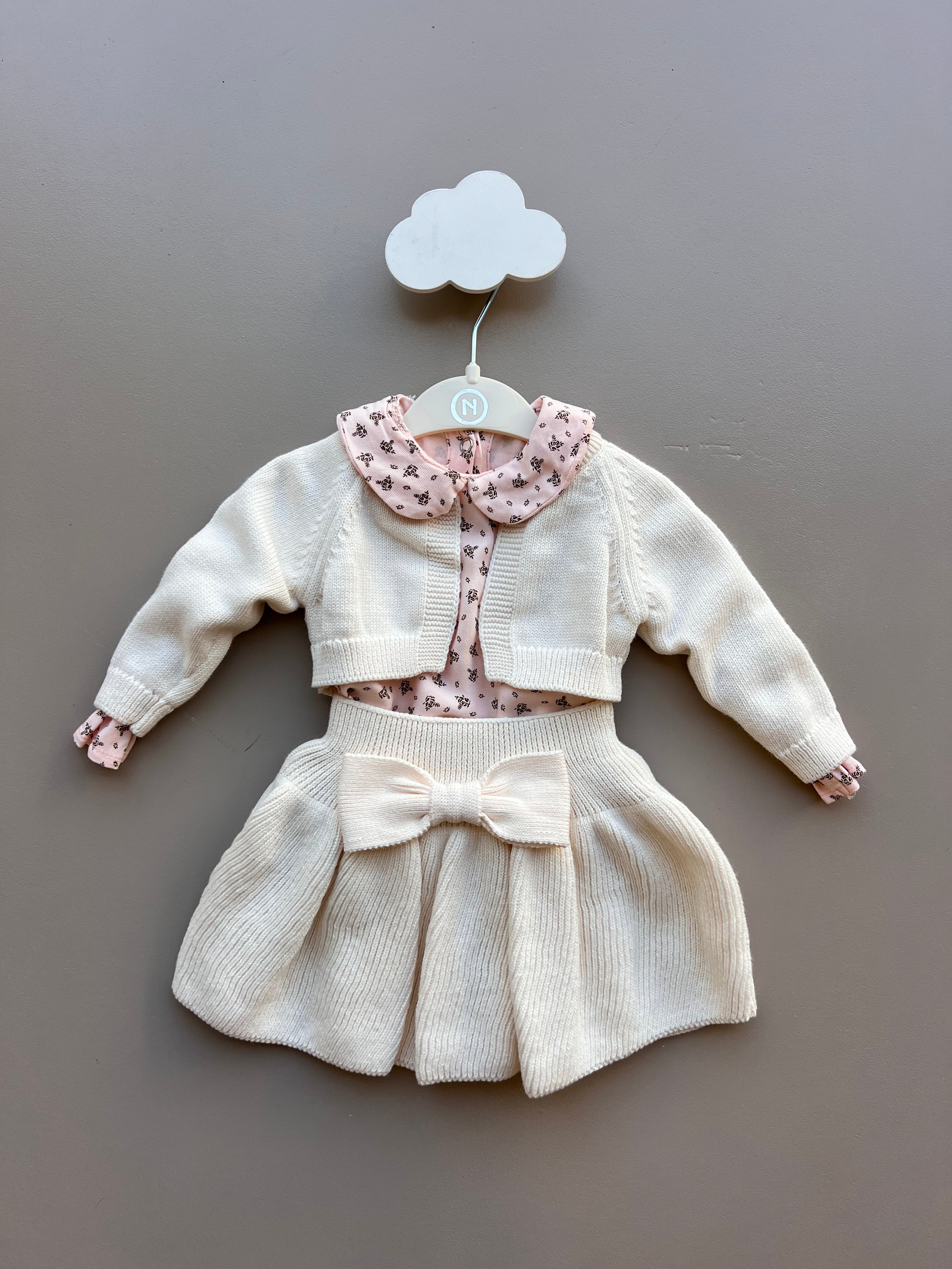Skirt Papillon Thick Cotton 3 Pcs Set