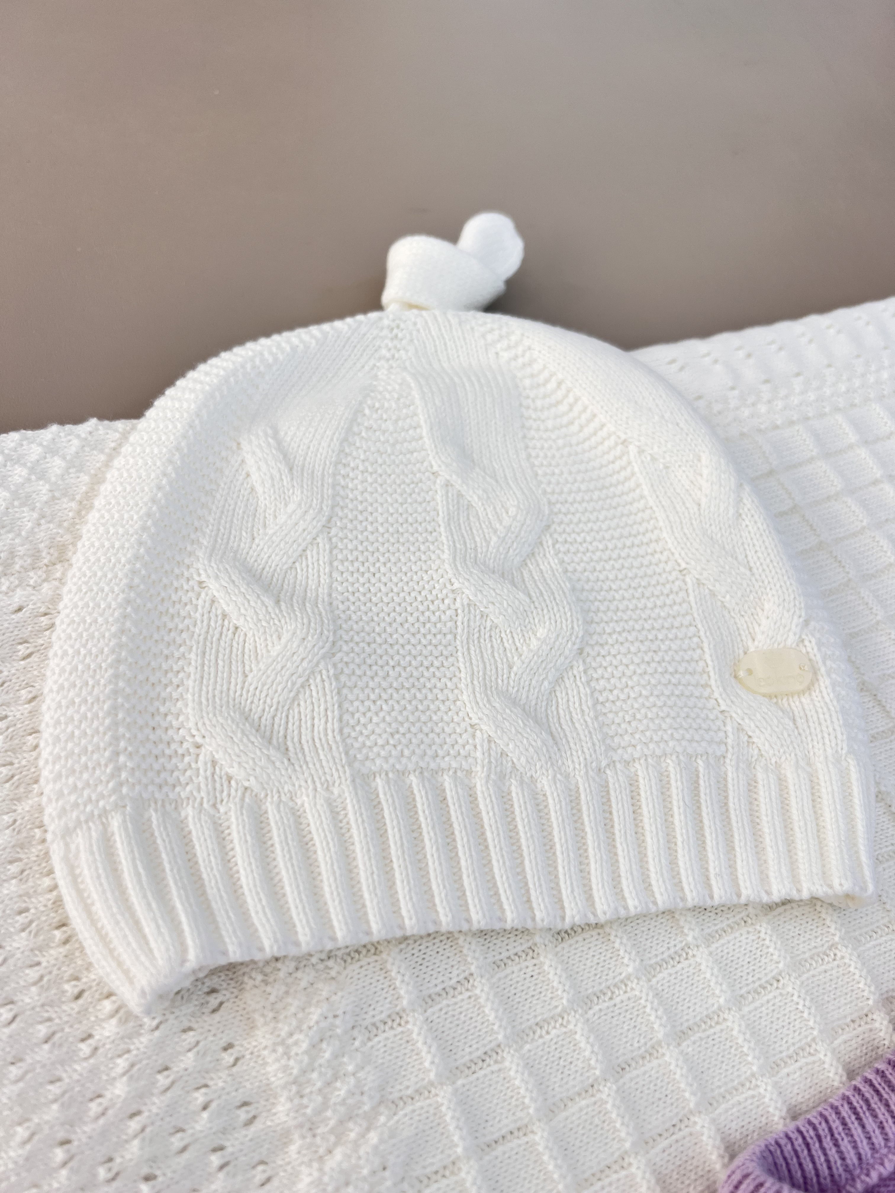 EAC Organic cotton Lila & white Hospital Set 6 Pcs