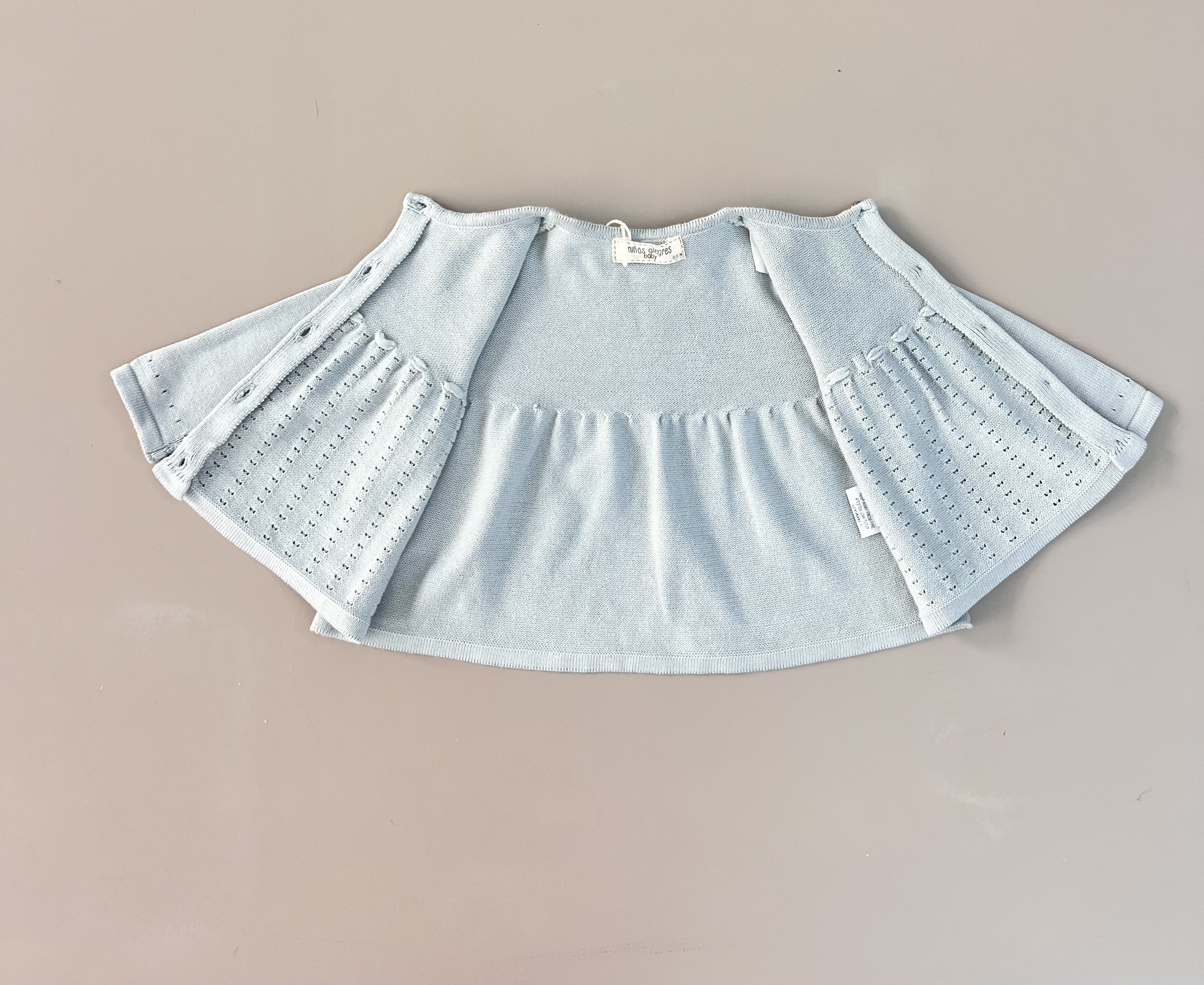 EAC Organic Cotton Knitted Salopettes With Jacket and Hat