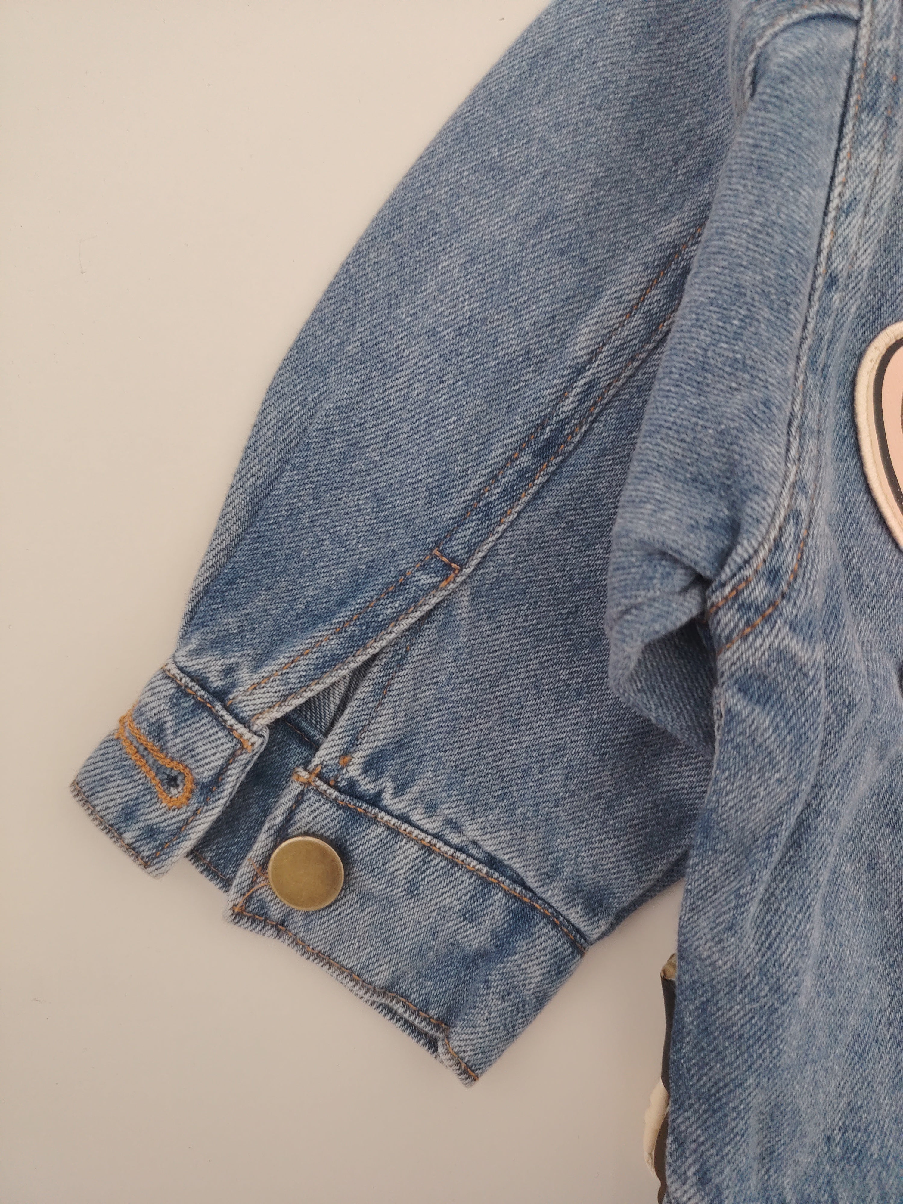 Blue Denim Cartoon Jacket