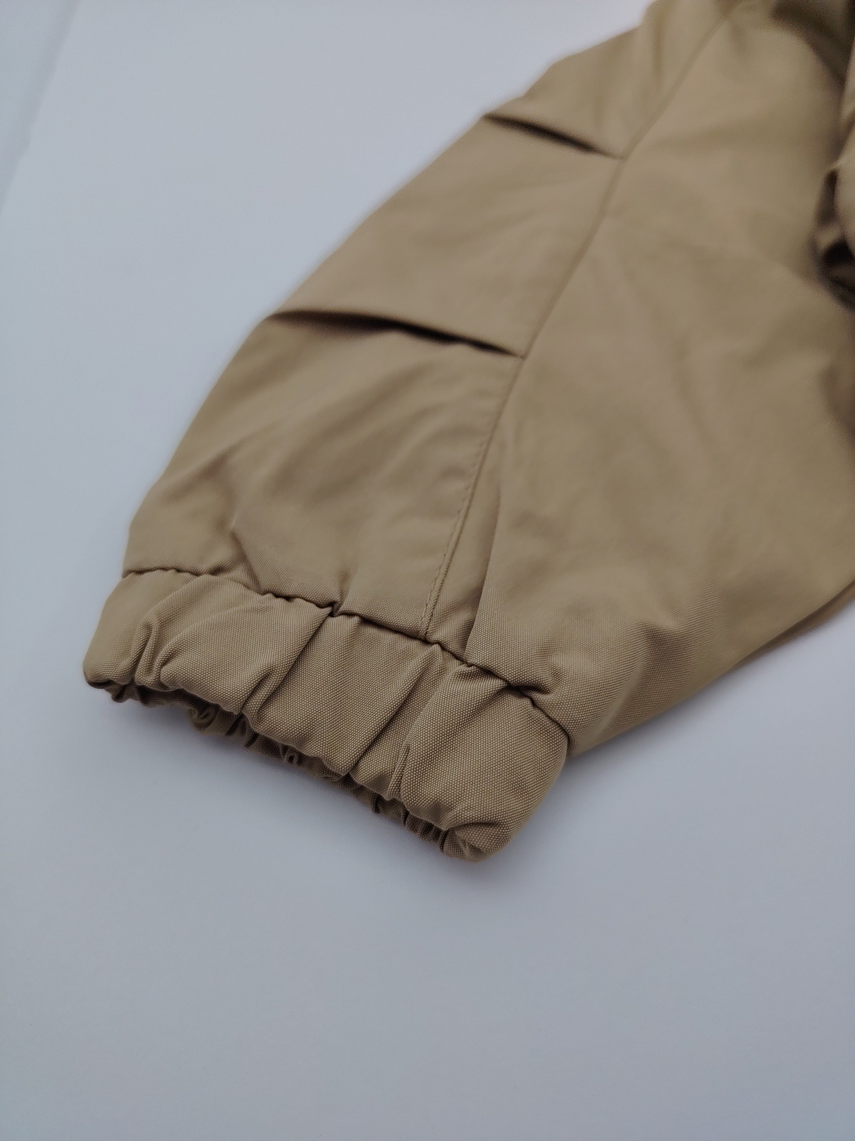 Beige Oversize Trench Coat with Hood