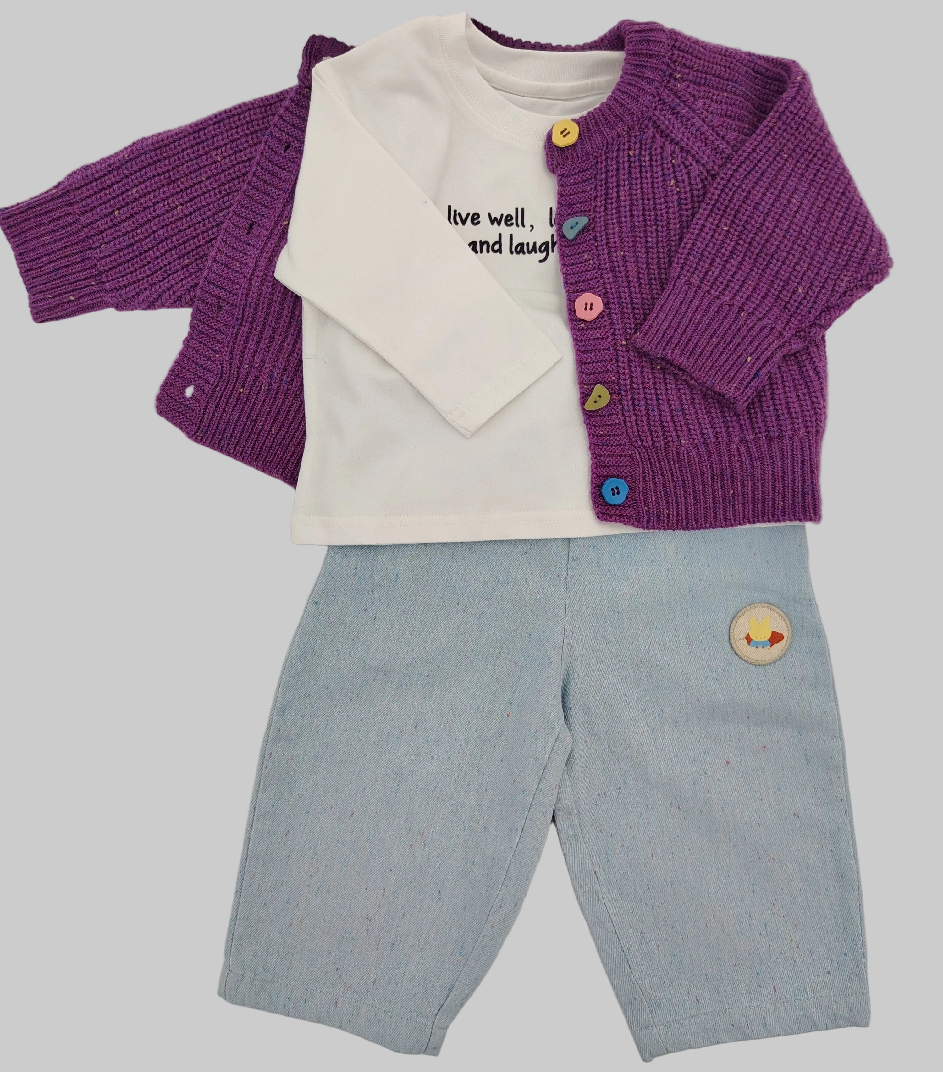 Blue Oversized Denim Pants