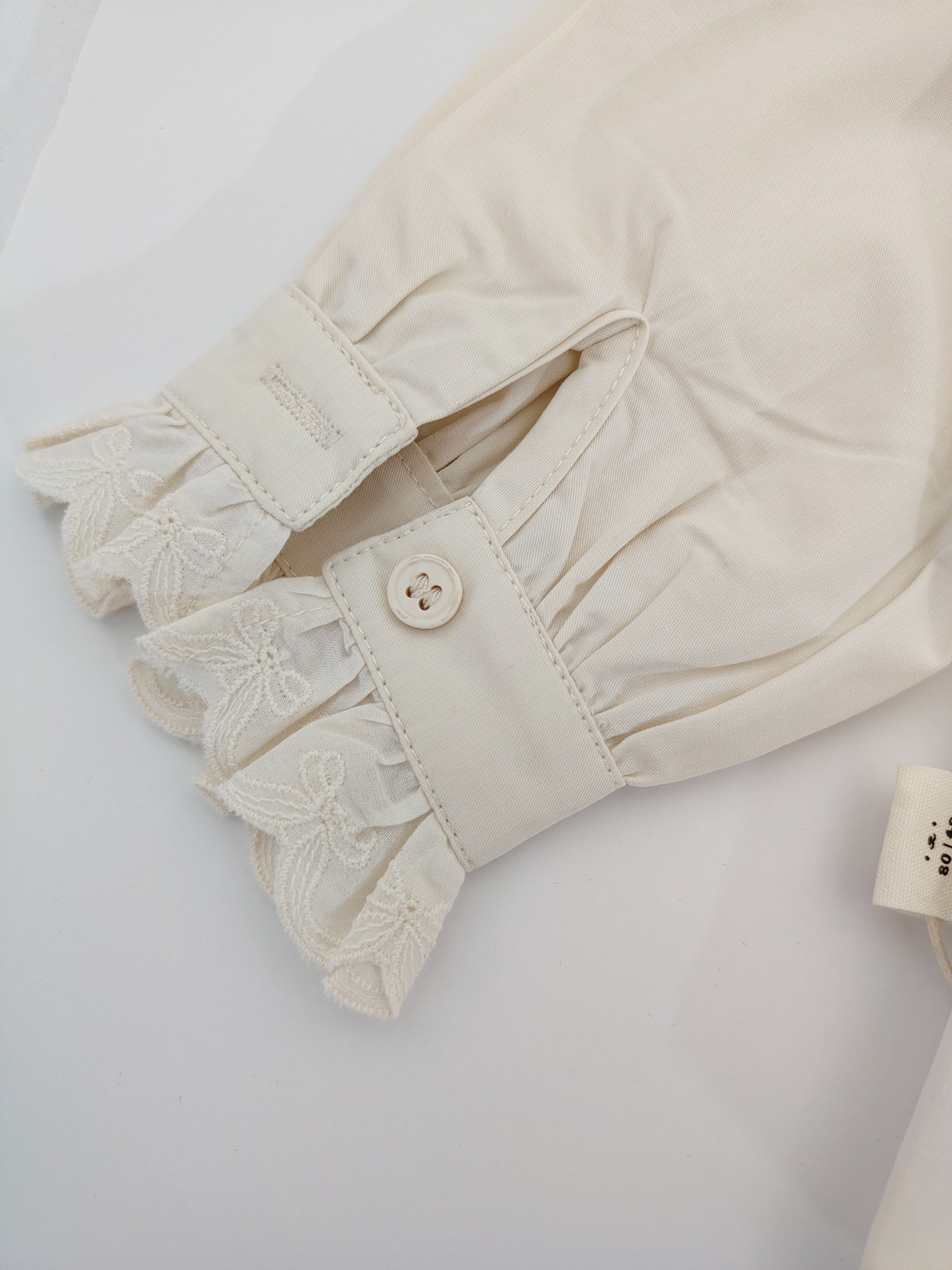 Beige Long Sleeve Princess Shirt