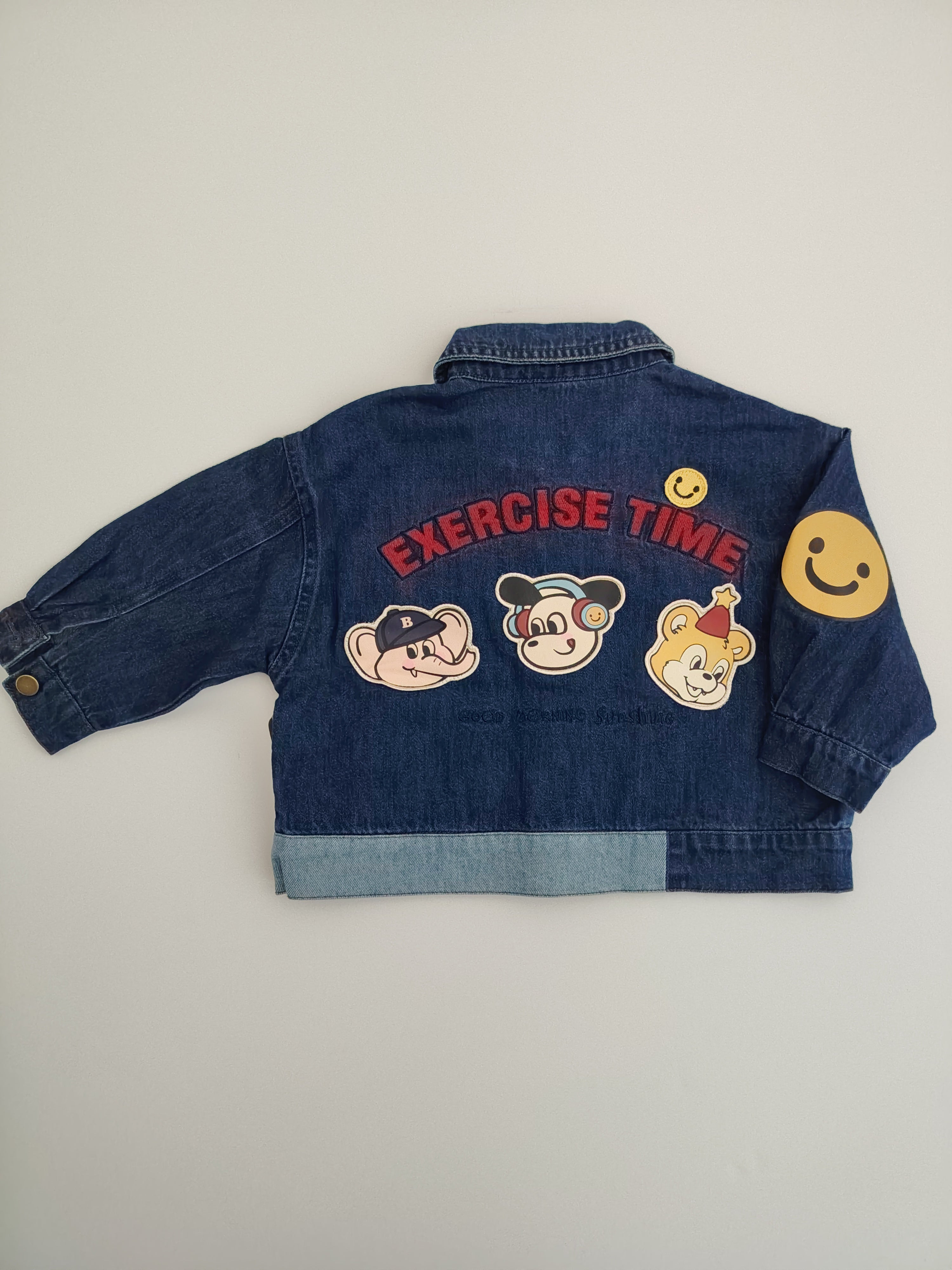 Cartoon Oversized Jeans Jacket