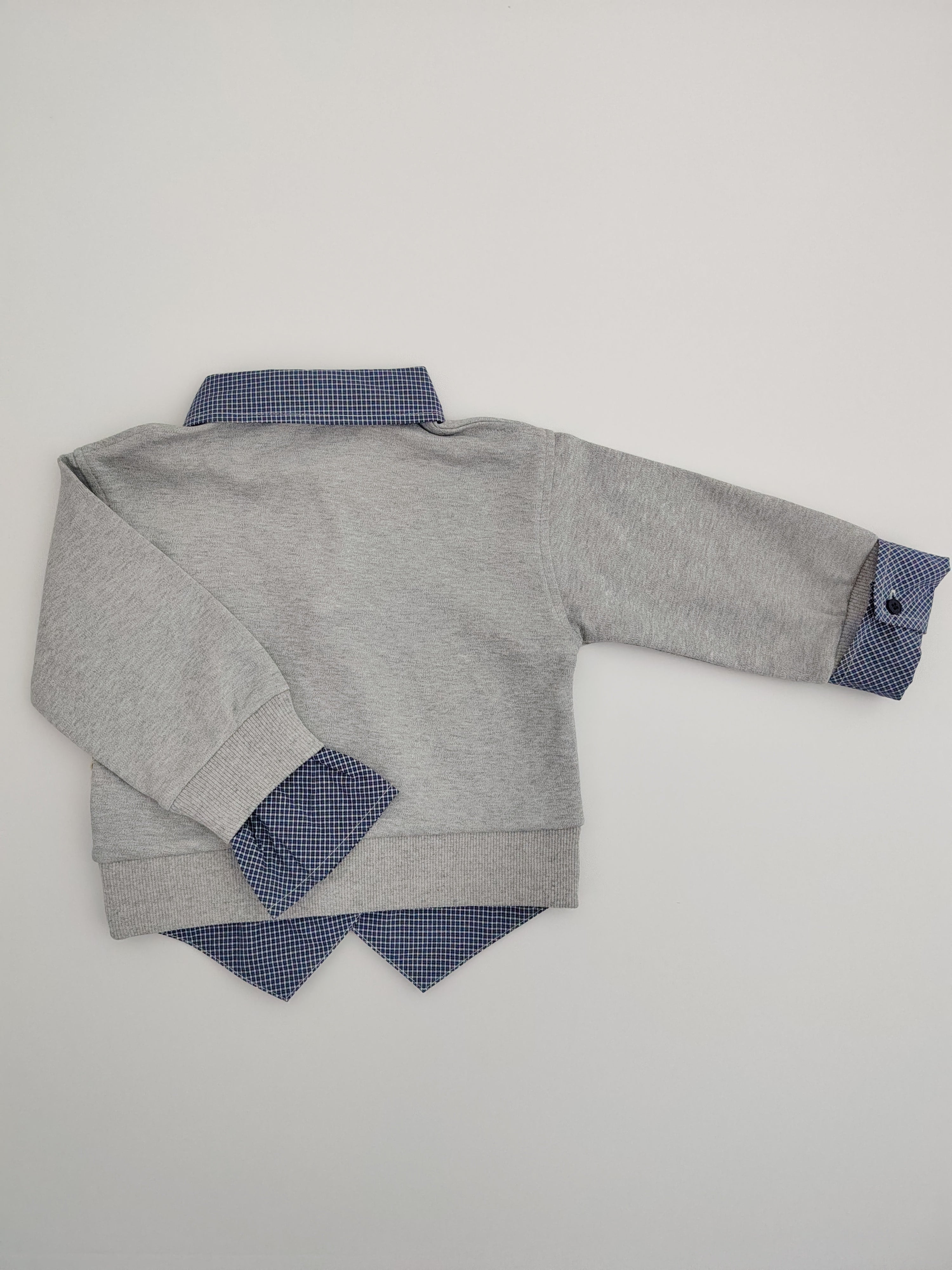 Gray Polo Sweater