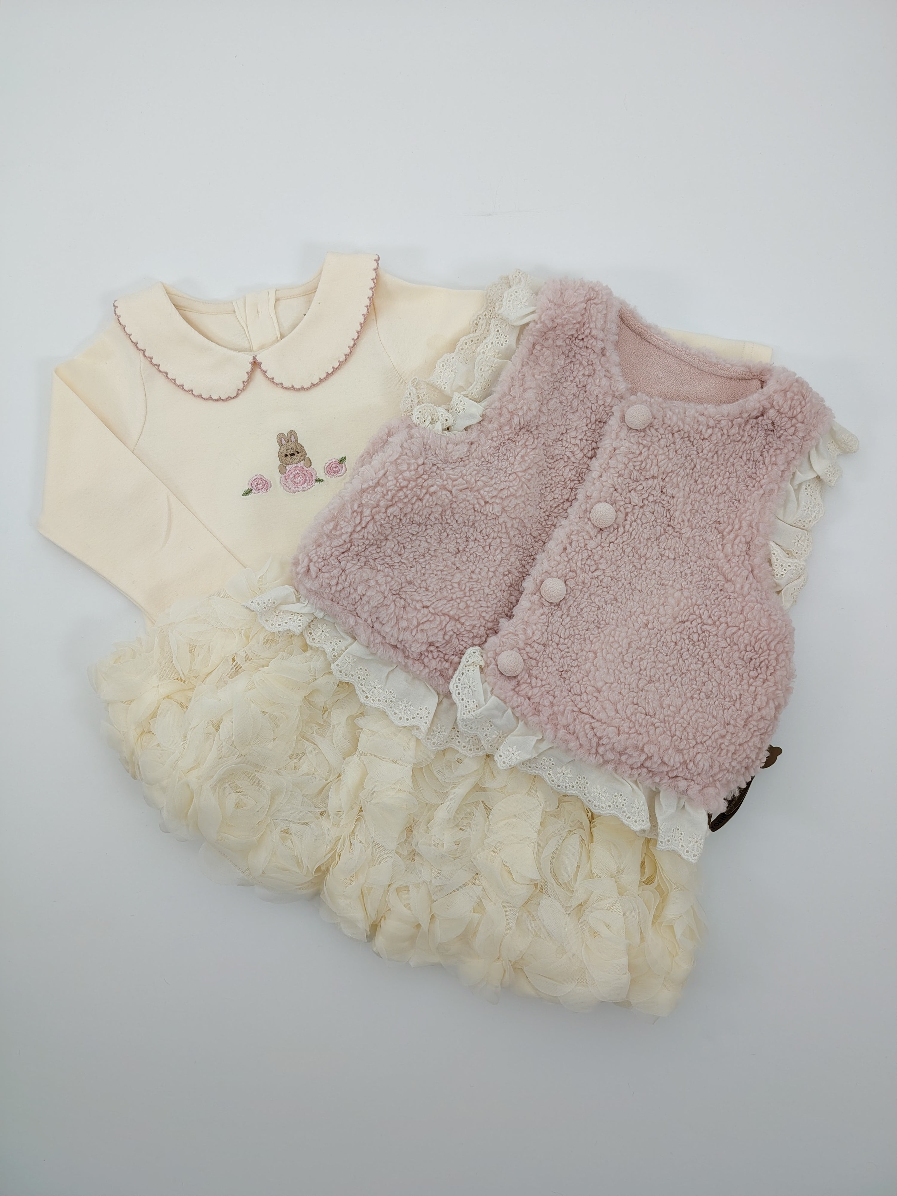 Off-White Princess Ruffled Skirt