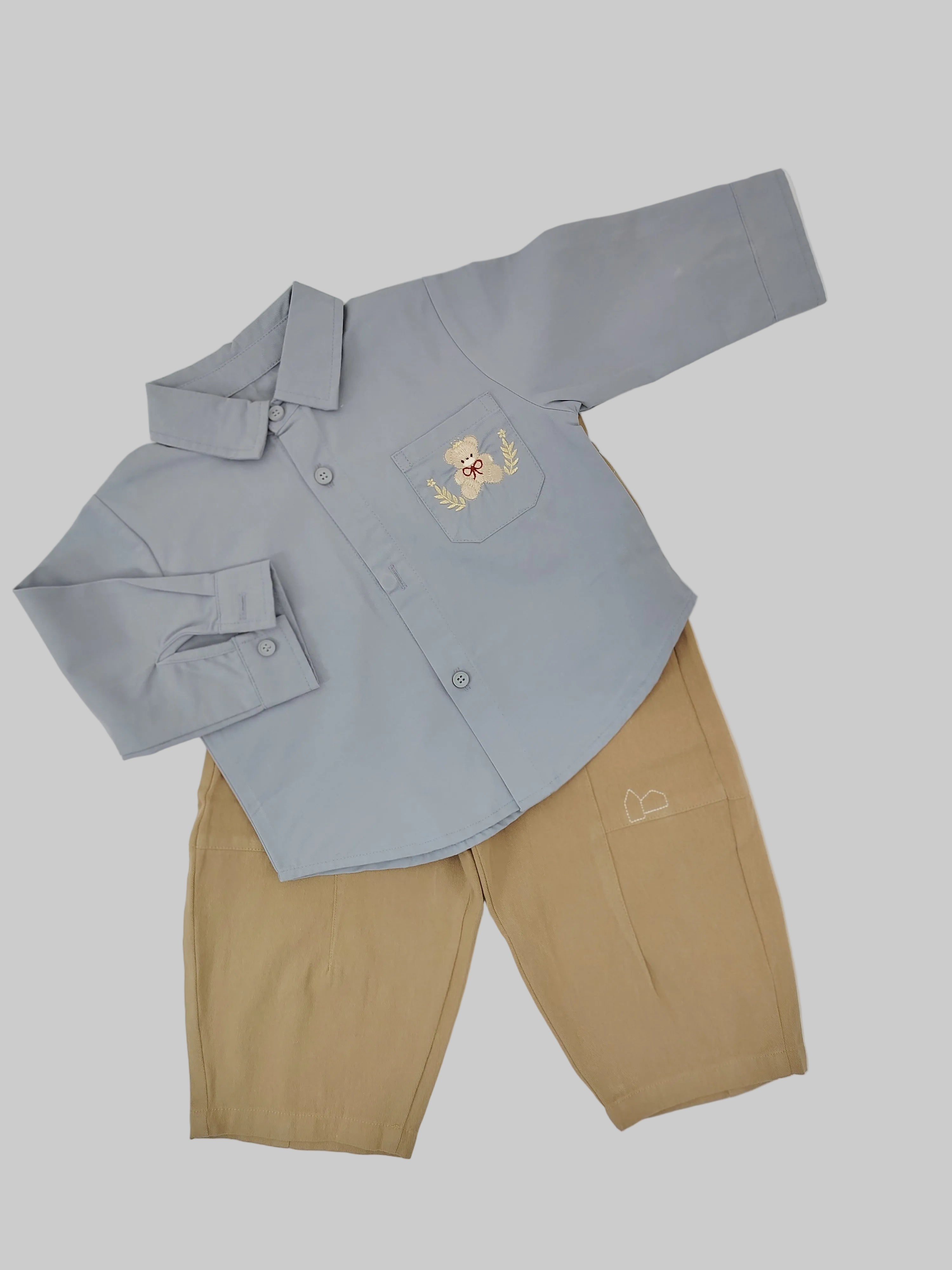 Beige Oversize Pants