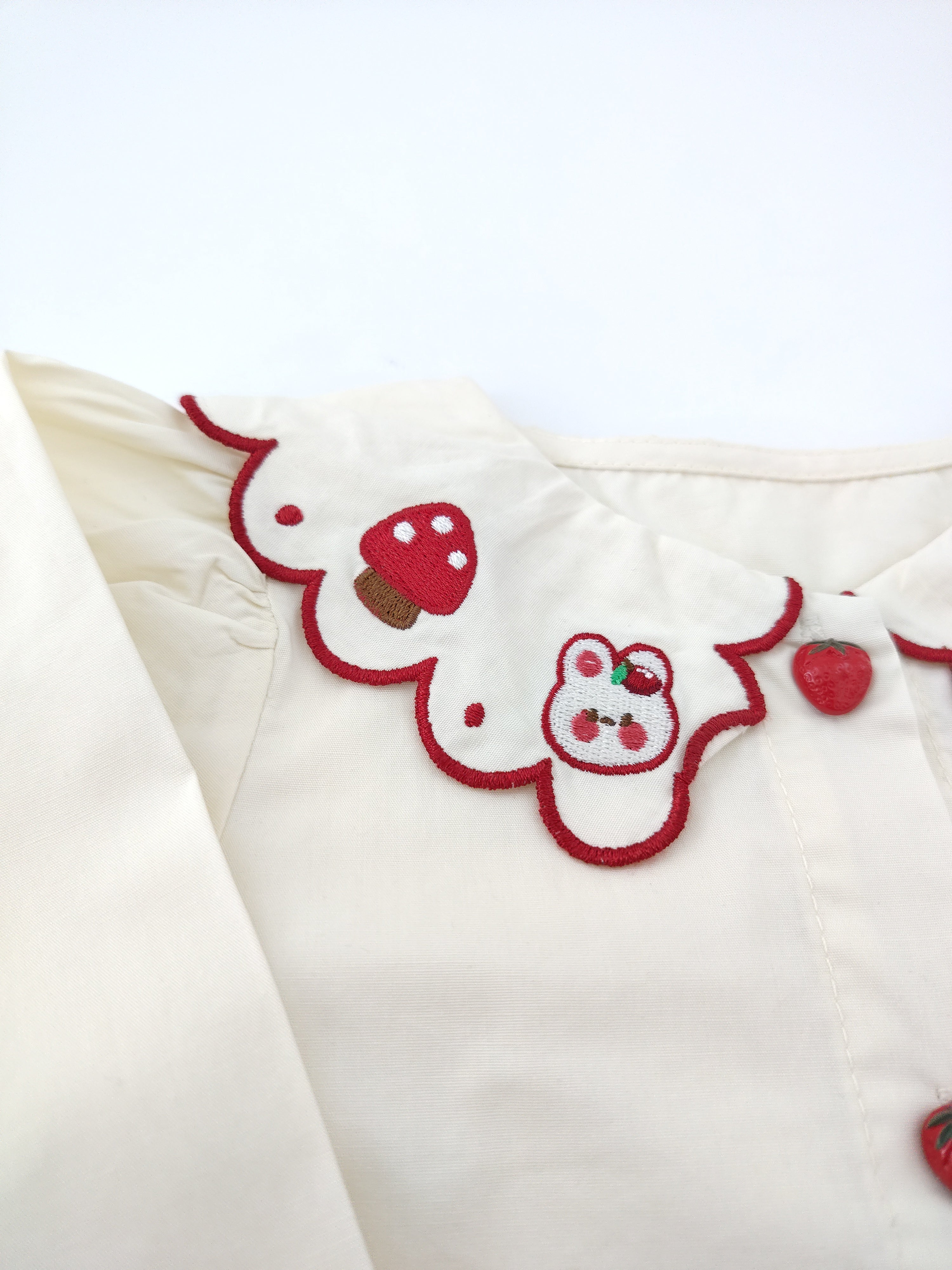 White Cloud Collar Jacket