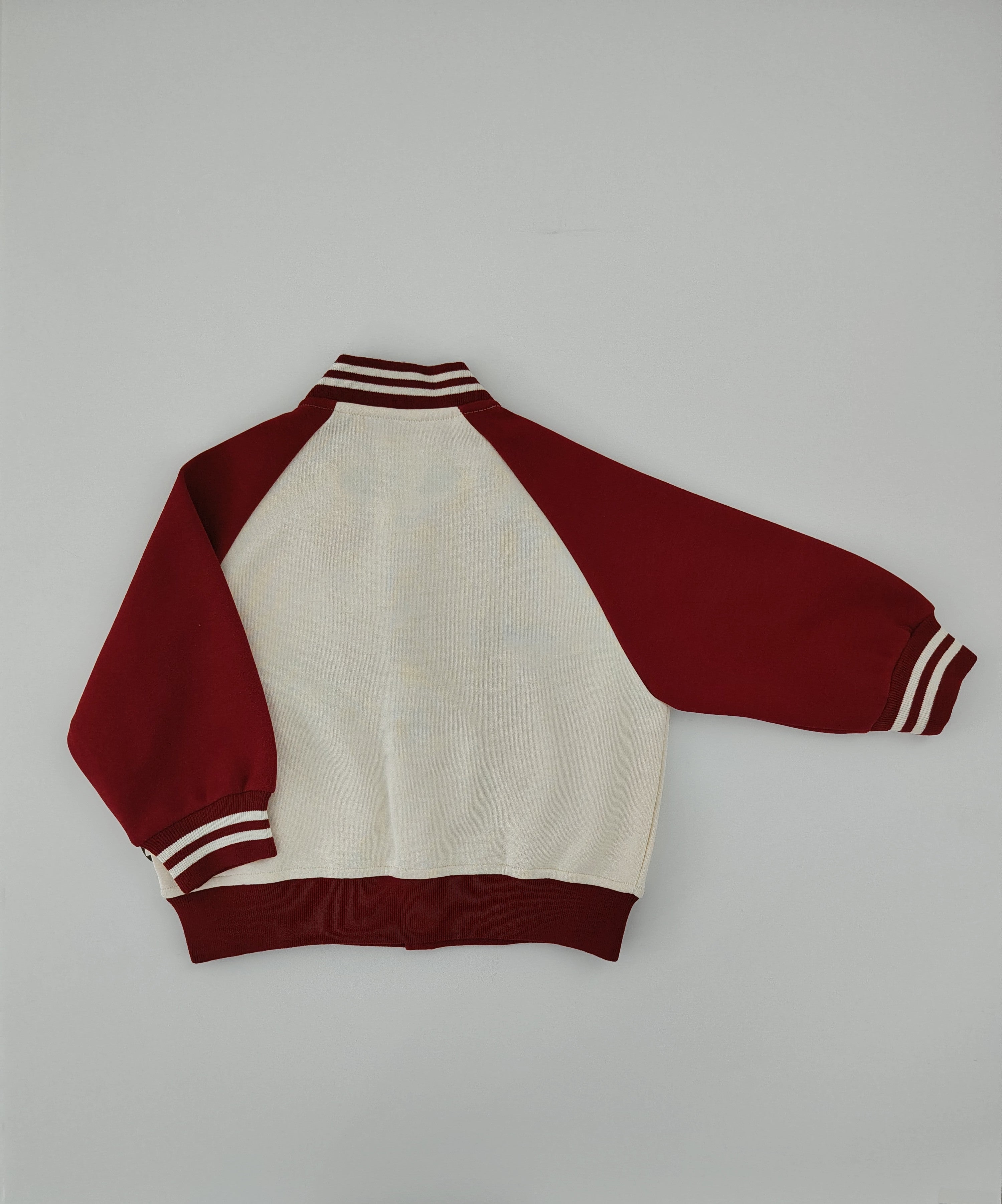 Red & Off-White Oversized Sport Jacket