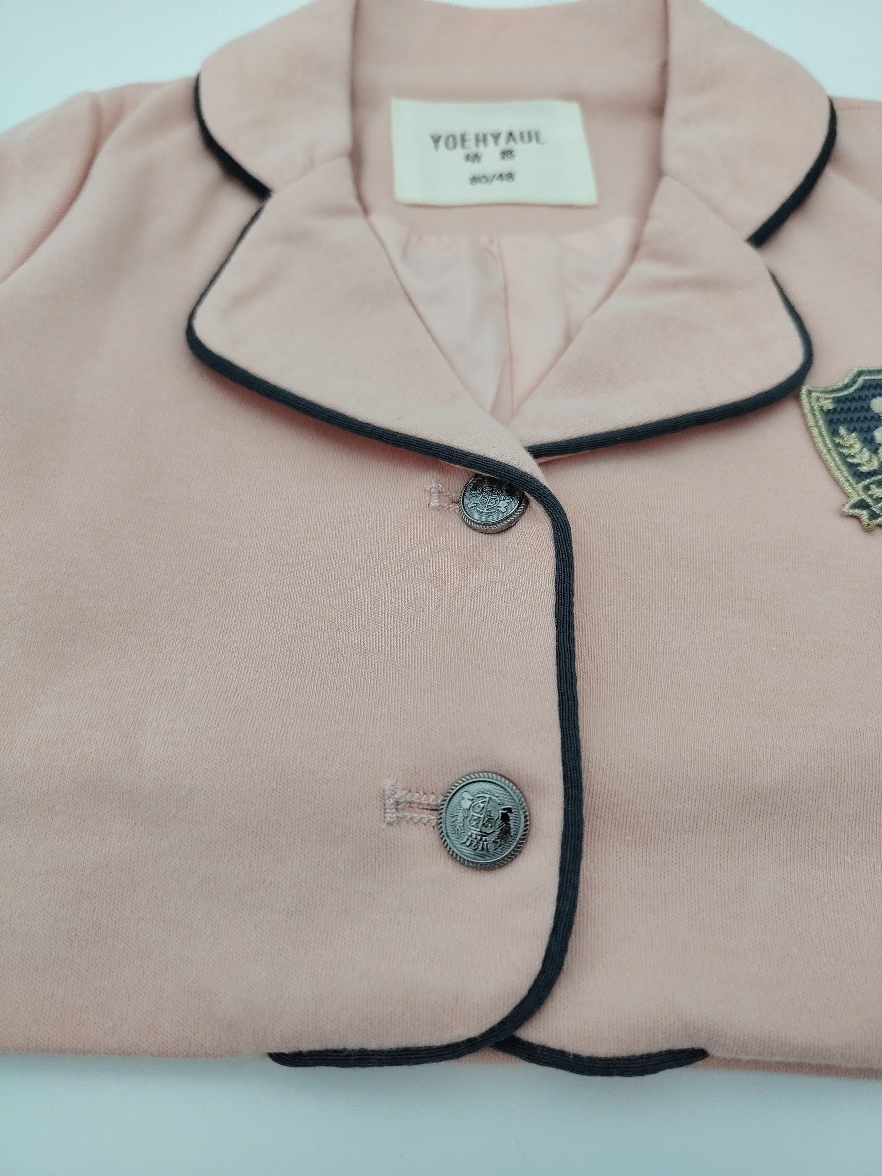 Pink Crop Top Blazer