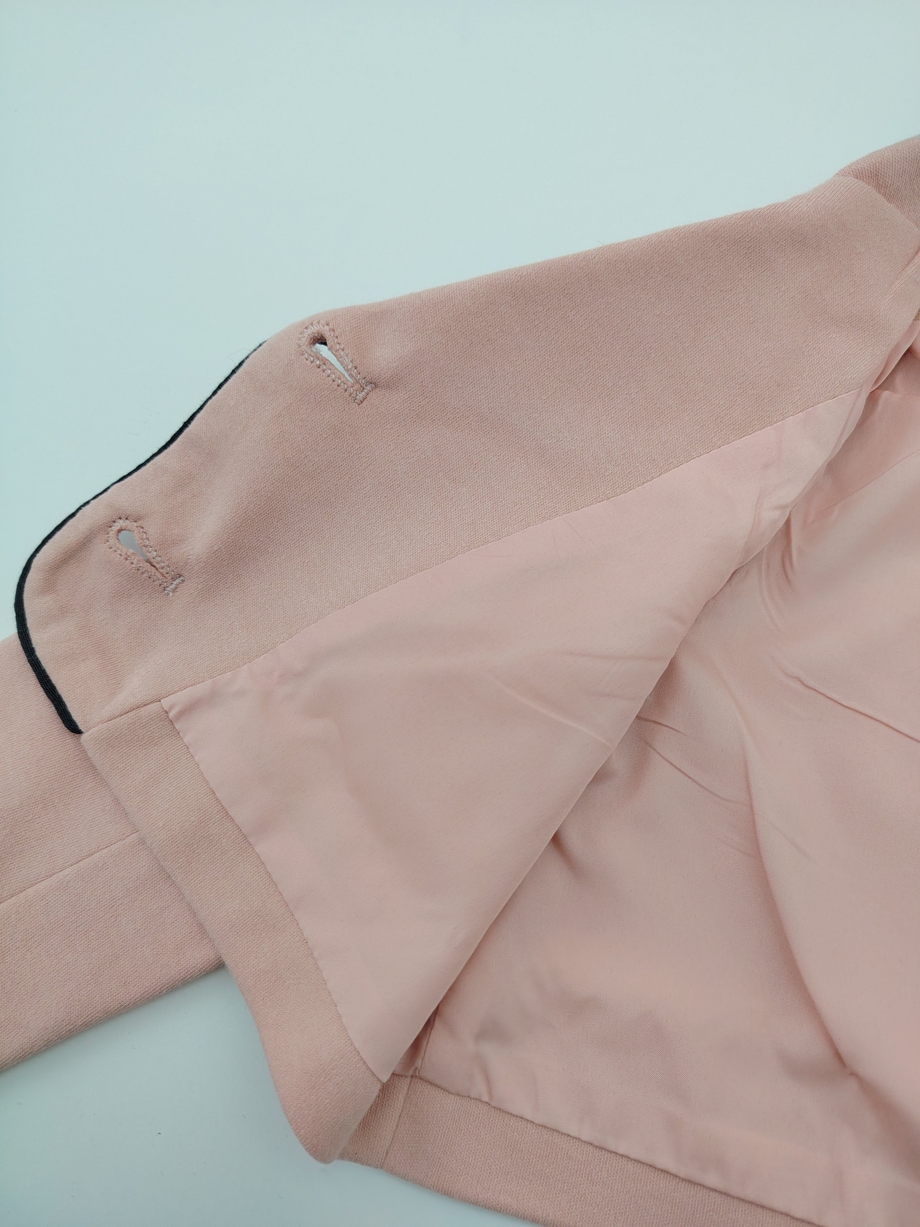 Pink Crop Top Blazer