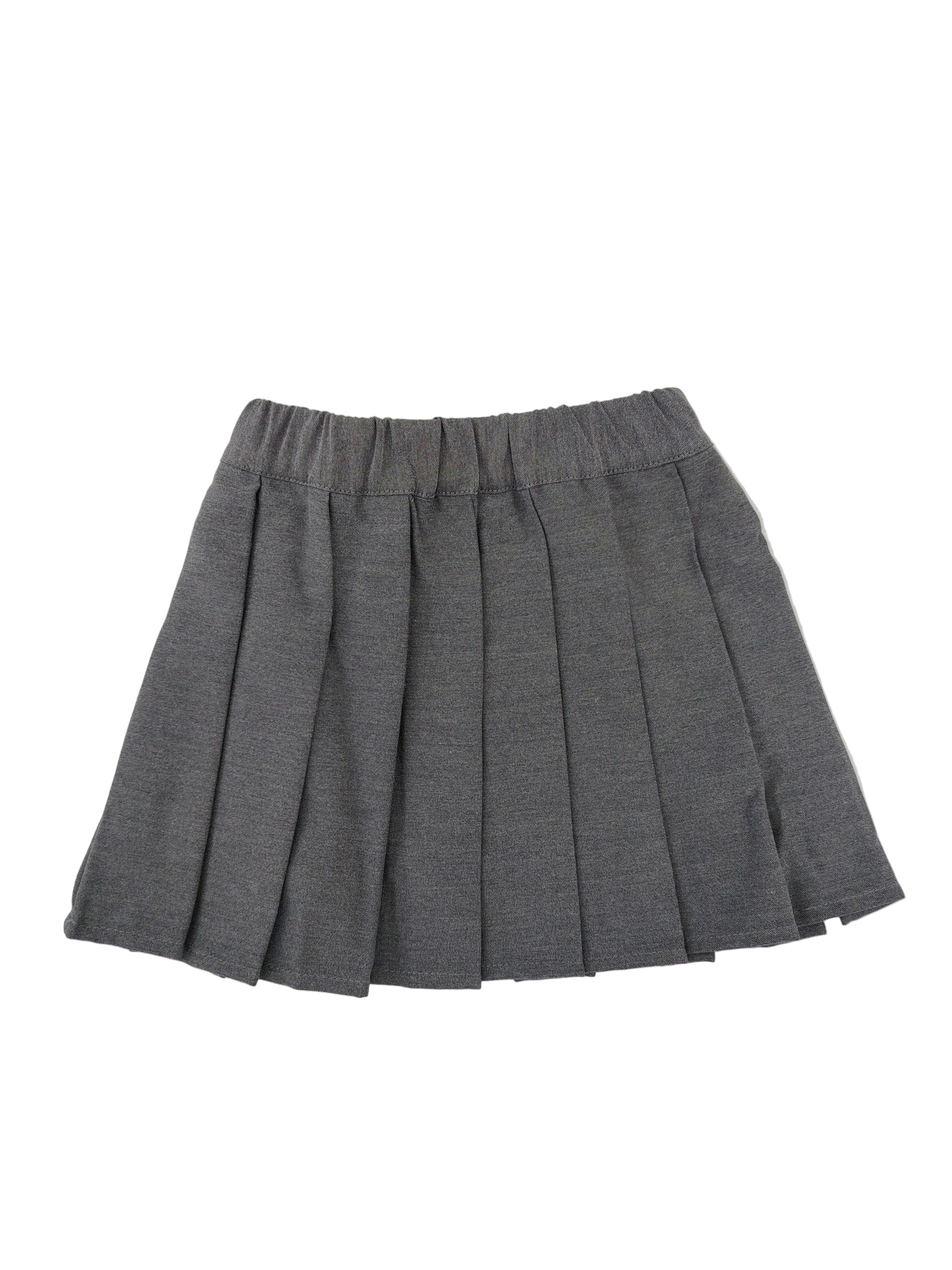 Accordion Grey Skirt