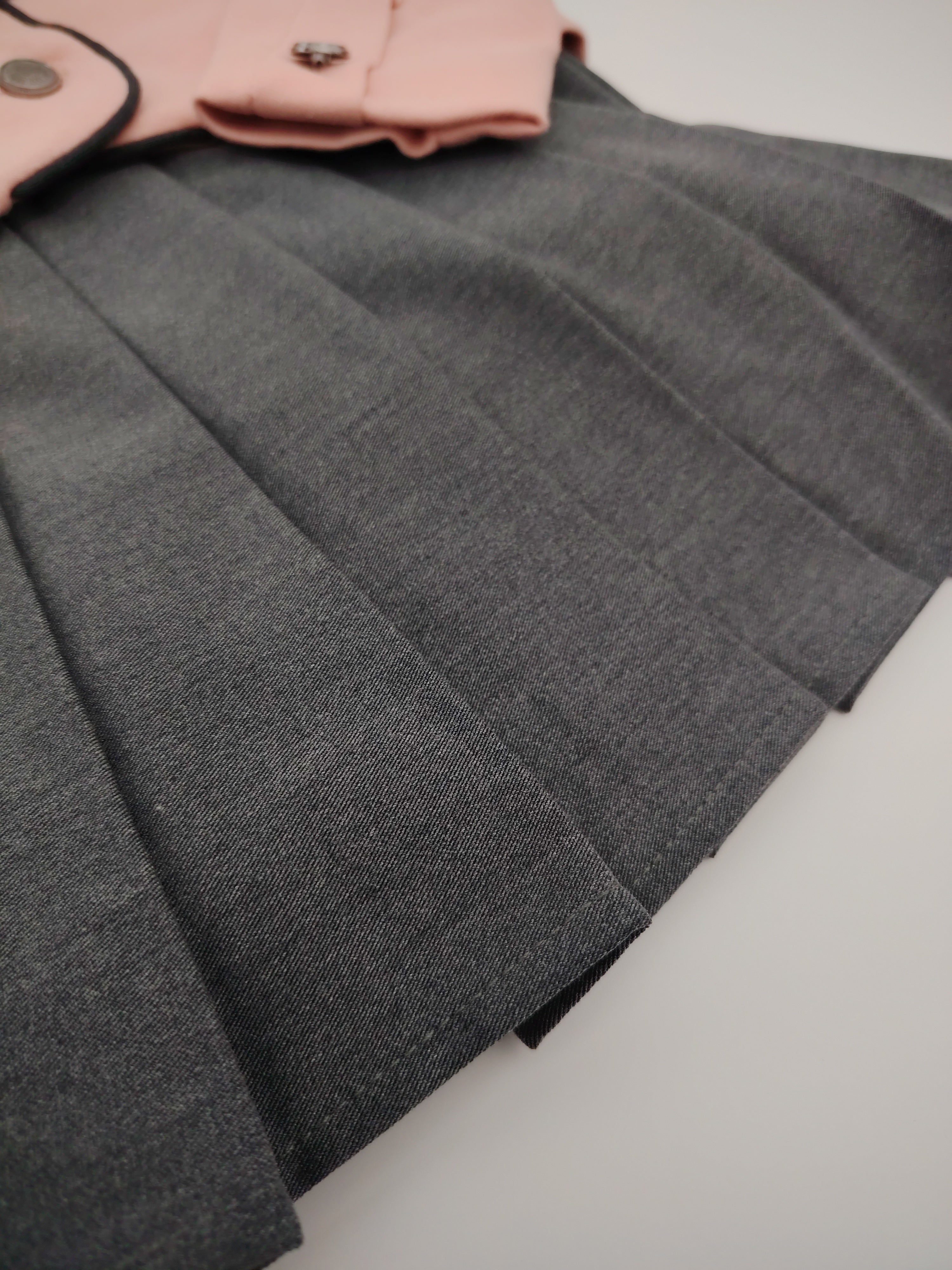 Accordion Grey Skirt