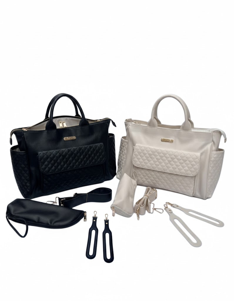 Jumbo Leather Diaper Bag
