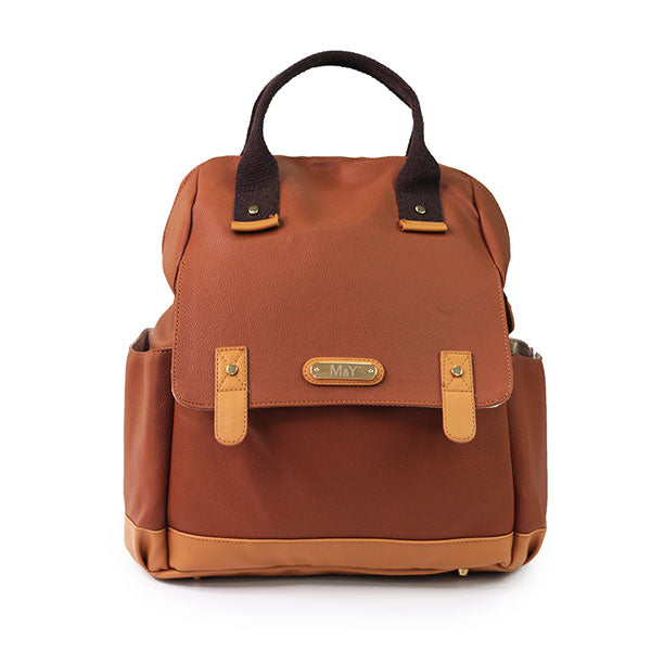 M&Y Holifera Leather Mother Baby Care Backpack