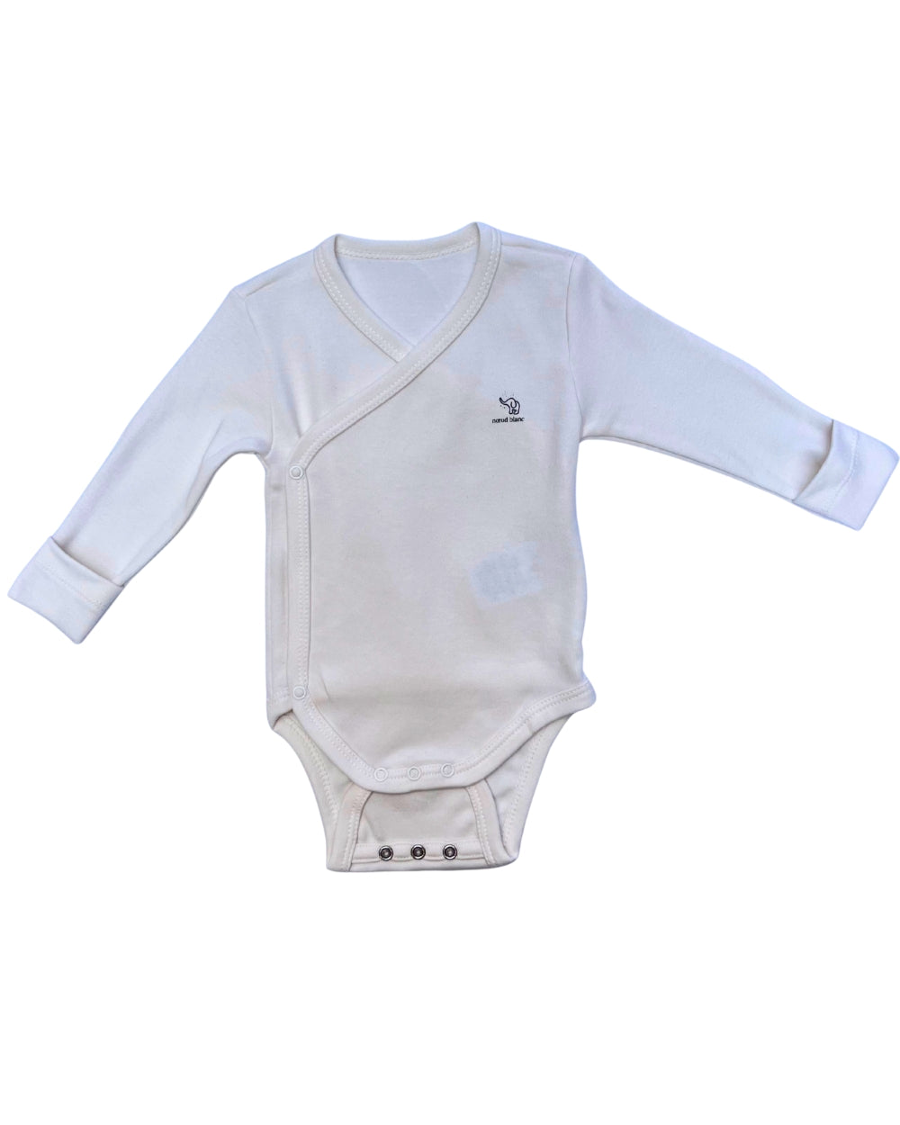 Nœud Blanc™ Organic Cotton Double Breasted & Double Size Long Sleeves Body