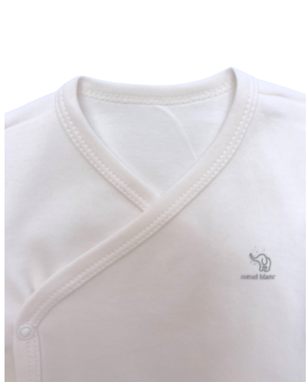 Nœud Blanc™ Organic Cotton Double Breasted & Double Size Long Sleeves Body