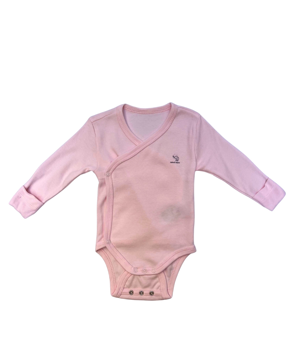 Nœud Blanc™ Organic Cotton Double Breasted & Double Size Long Sleeves Body