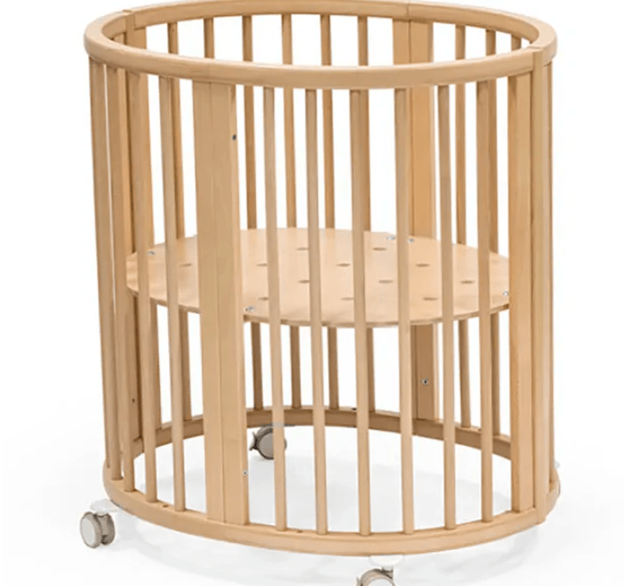 3 in 1 Oval Wooden Bed - La Farandole Paris