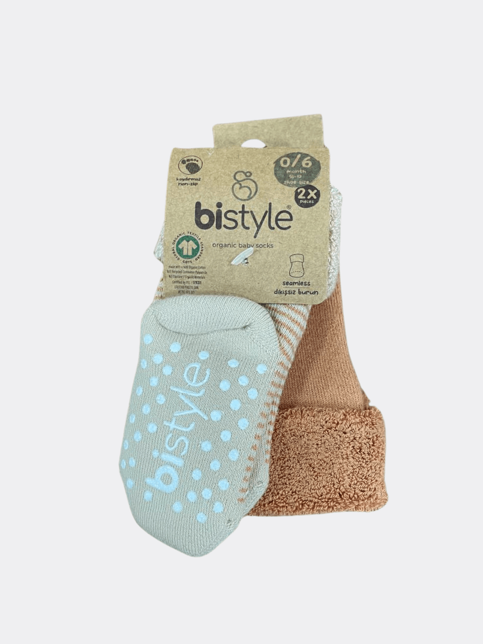 Pack Of 2 Pairs Thick Stripped Socks - La Farandole Paris