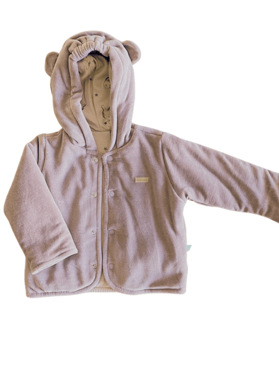 Velvet Mauve 2 Face Bird Jacket - La Farandole Paris