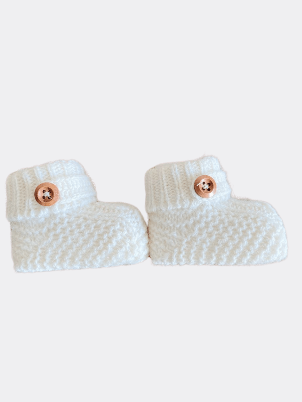 Brown Button Style Booties - La Farandole Paris
