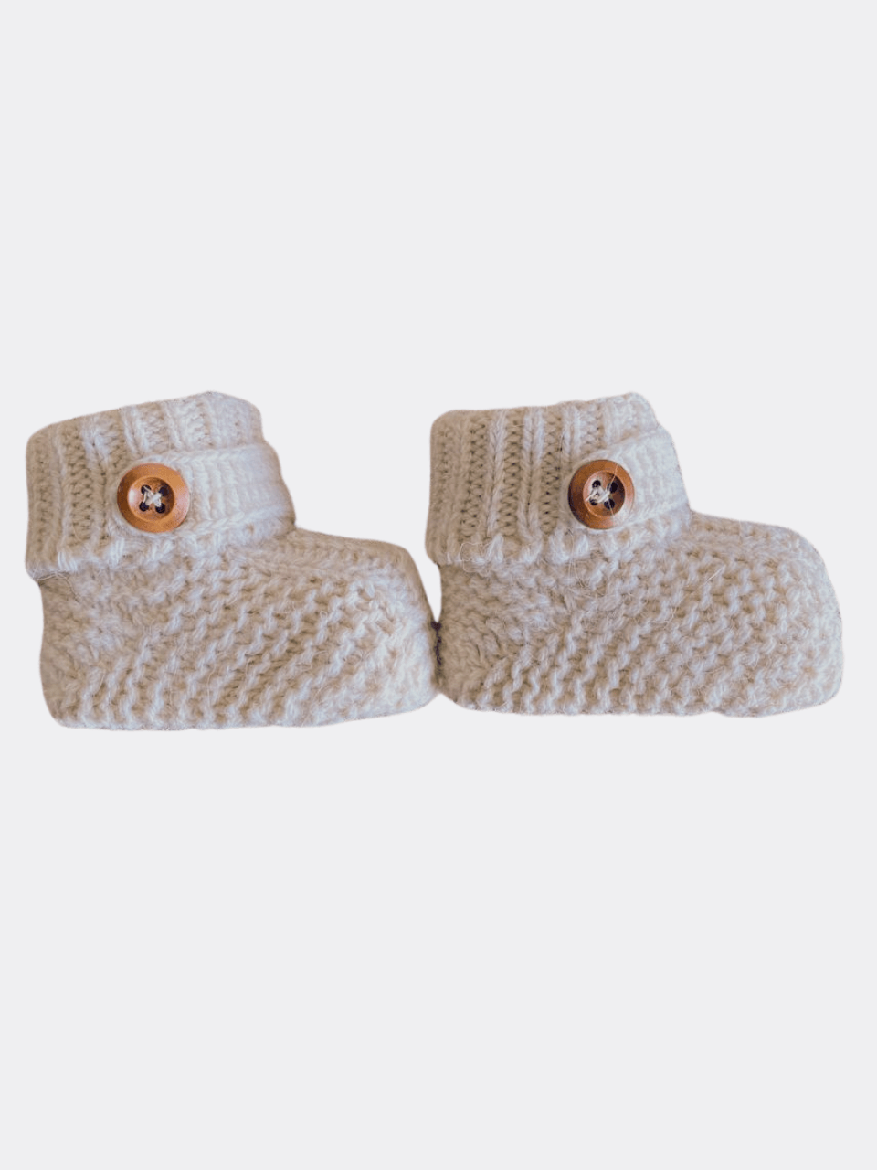 Brown Button Style Booties - La Farandole Paris