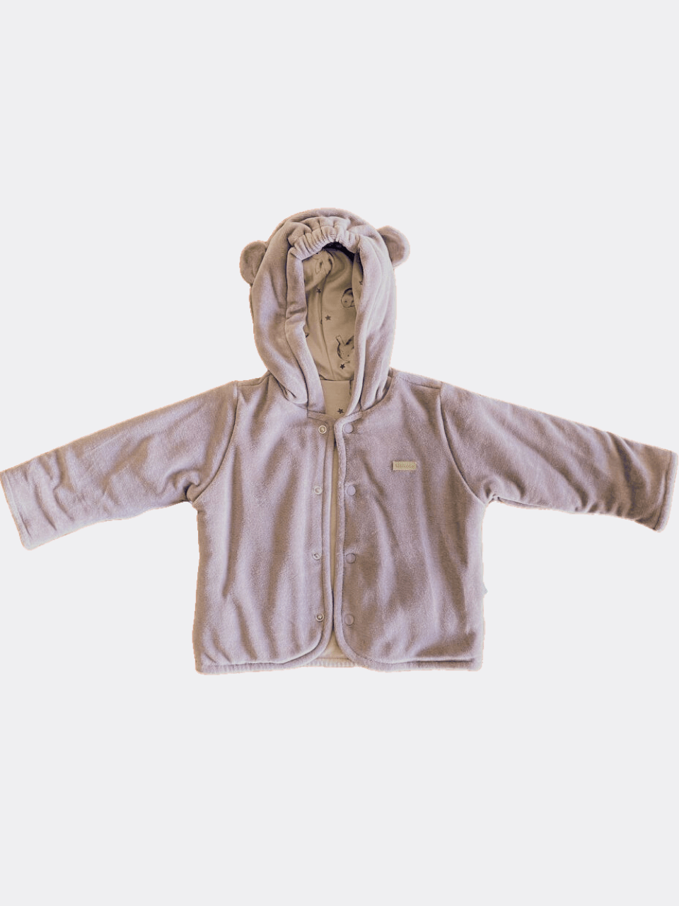 Velvet Mauve 2 Face Bird Jacket - La Farandole Paris